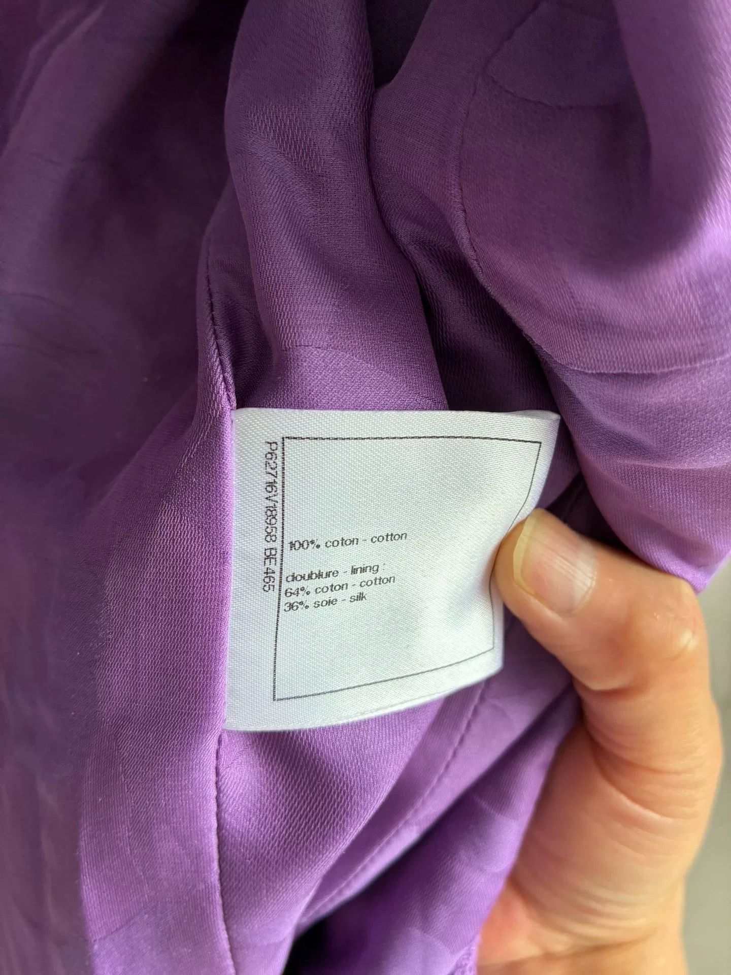 Chanel Chanel 20C Purple Tweed Jacket Size XXS / US 00 / IT 34 - 6 Thumbnail