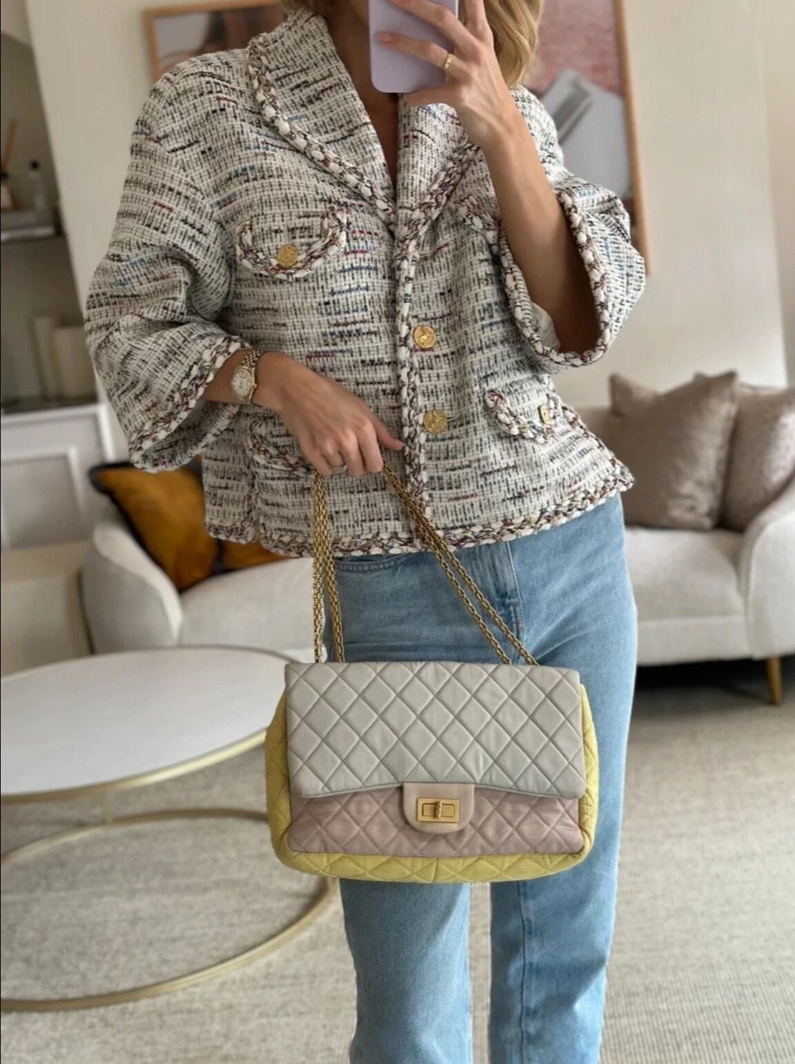 Chanel Chanel Greek Series Tweed Short Jacket Size XXS / US 00 / IT 34 - 8 Thumbnail