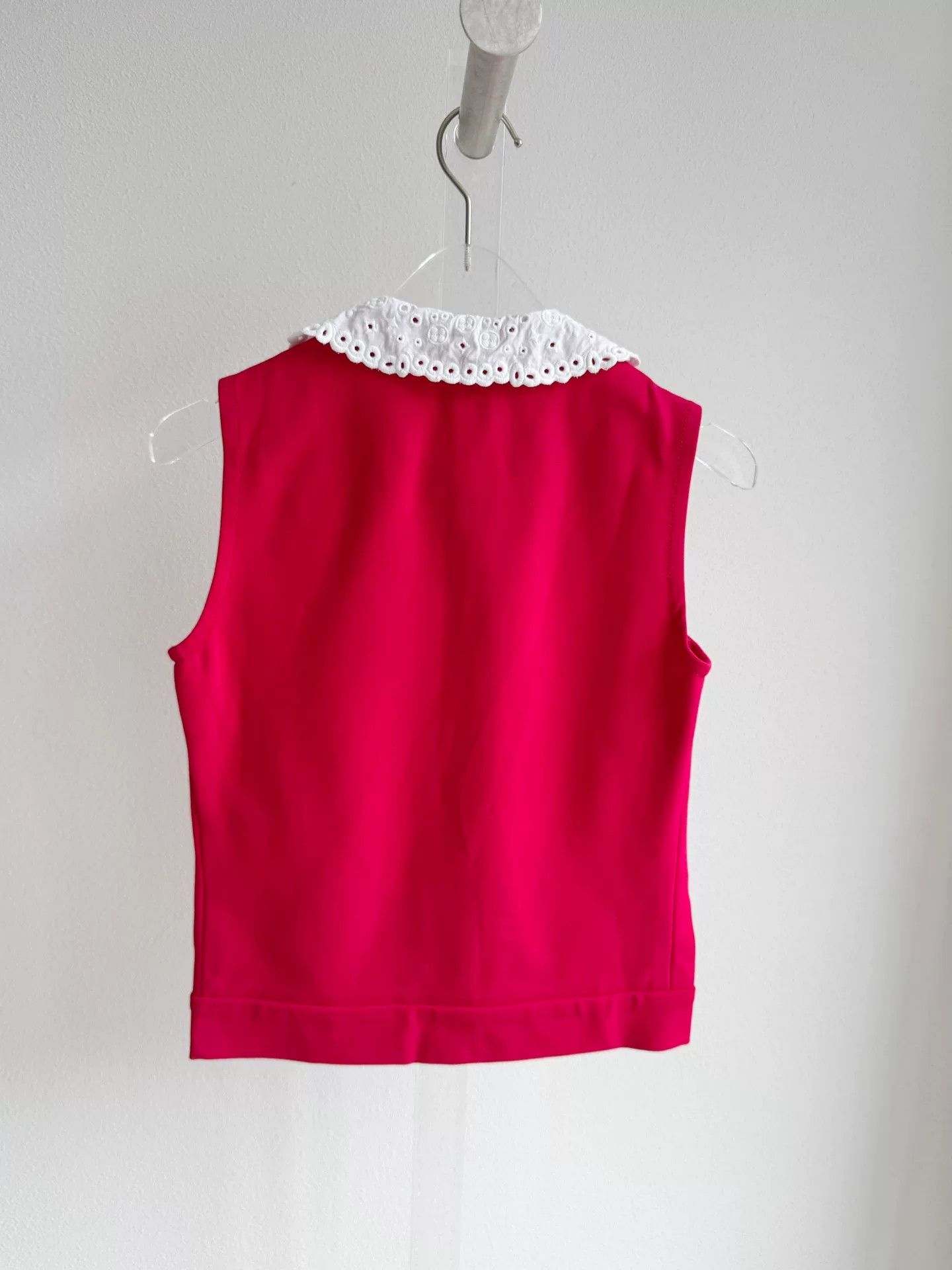 Louis Vuitton Louis Vuitton Red Doll Collar Vest Size XXS / US 00 / IT 34 - 3 Thumbnail