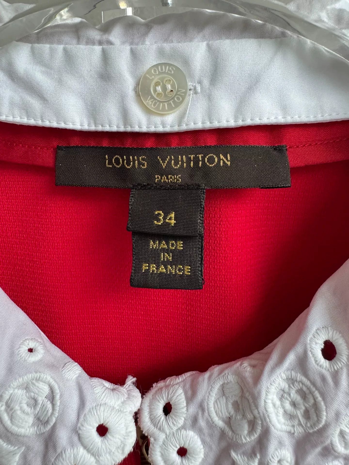 Louis Vuitton Louis Vuitton Red Doll Collar Vest Size XXS / US 00 / IT 34 - 4 Thumbnail