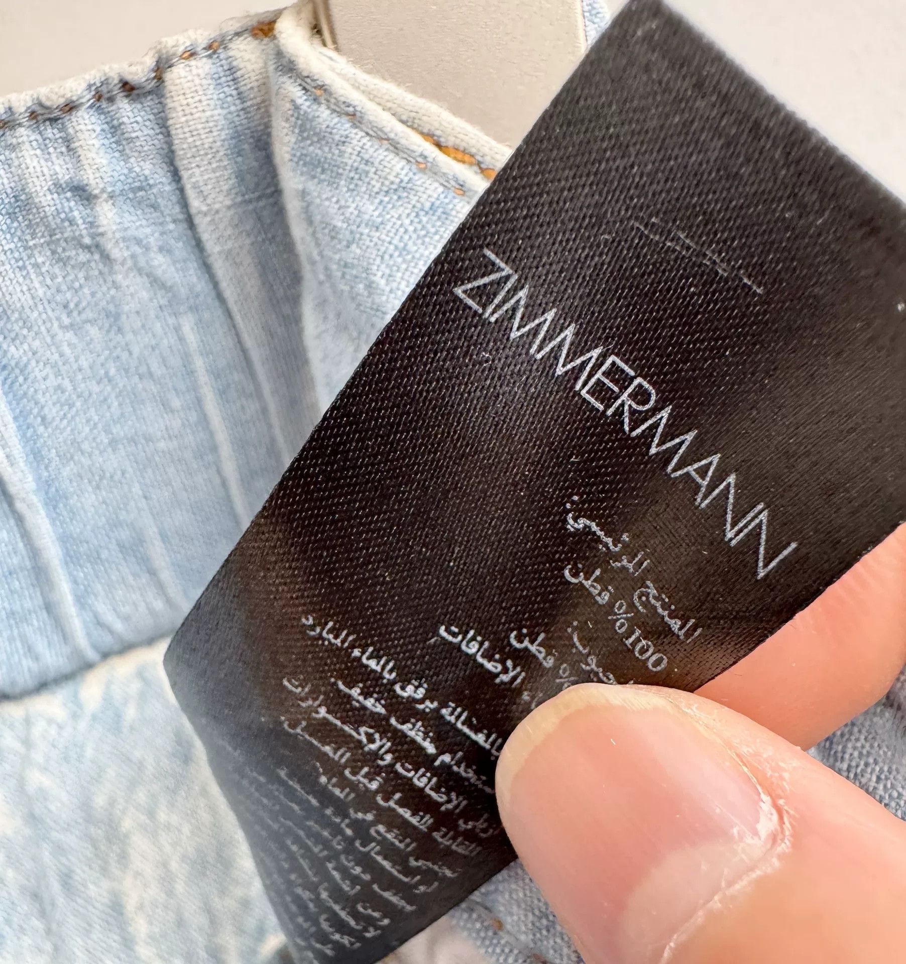 Zimmermann Zimmermann Women's Denim Pants Size 24" / US 00 / IT 34 - 7 Thumbnail