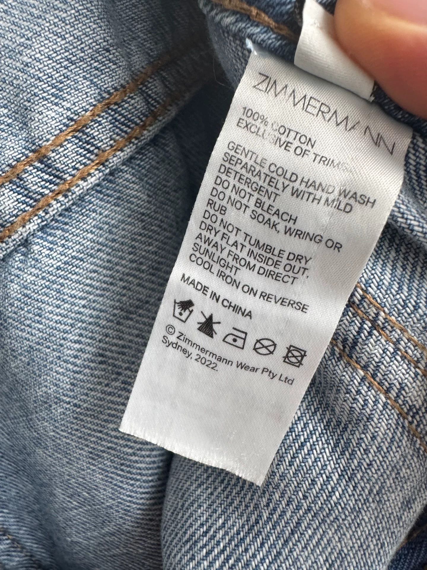 Zimmermann Zimmermann Flared Denim Pants Size 26" / US 2 / IT 38 - 7 Thumbnail