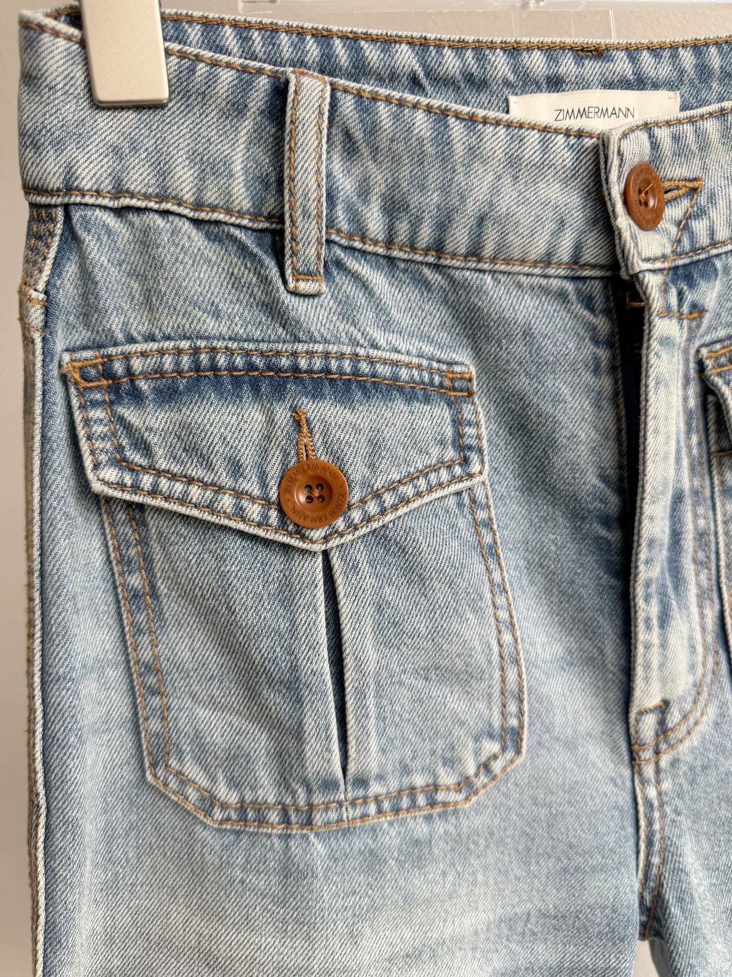 Zimmermann Zimmermann Flared Denim Pants Size 26" / US 2 / IT 38 - 5 Thumbnail
