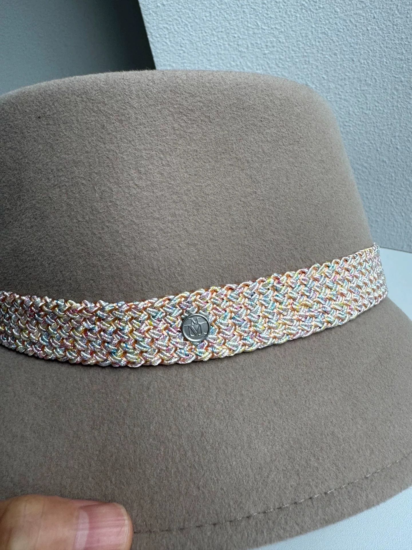 Maison Michel Maison Michel Beige Hat M Size ONE SIZE - 4 Thumbnail