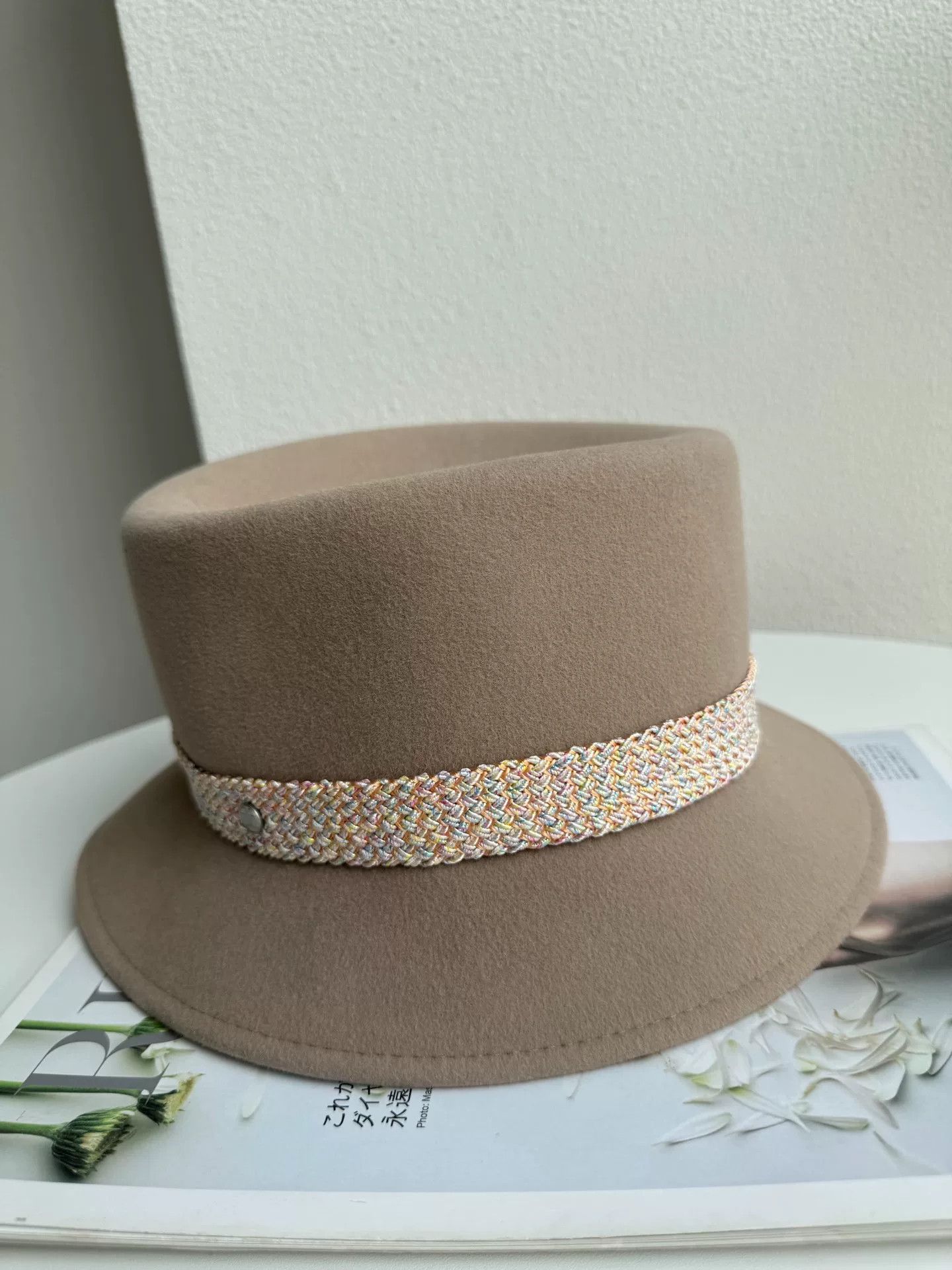 Maison Michel Maison Michel Beige Hat M Size ONE SIZE - 3 Thumbnail