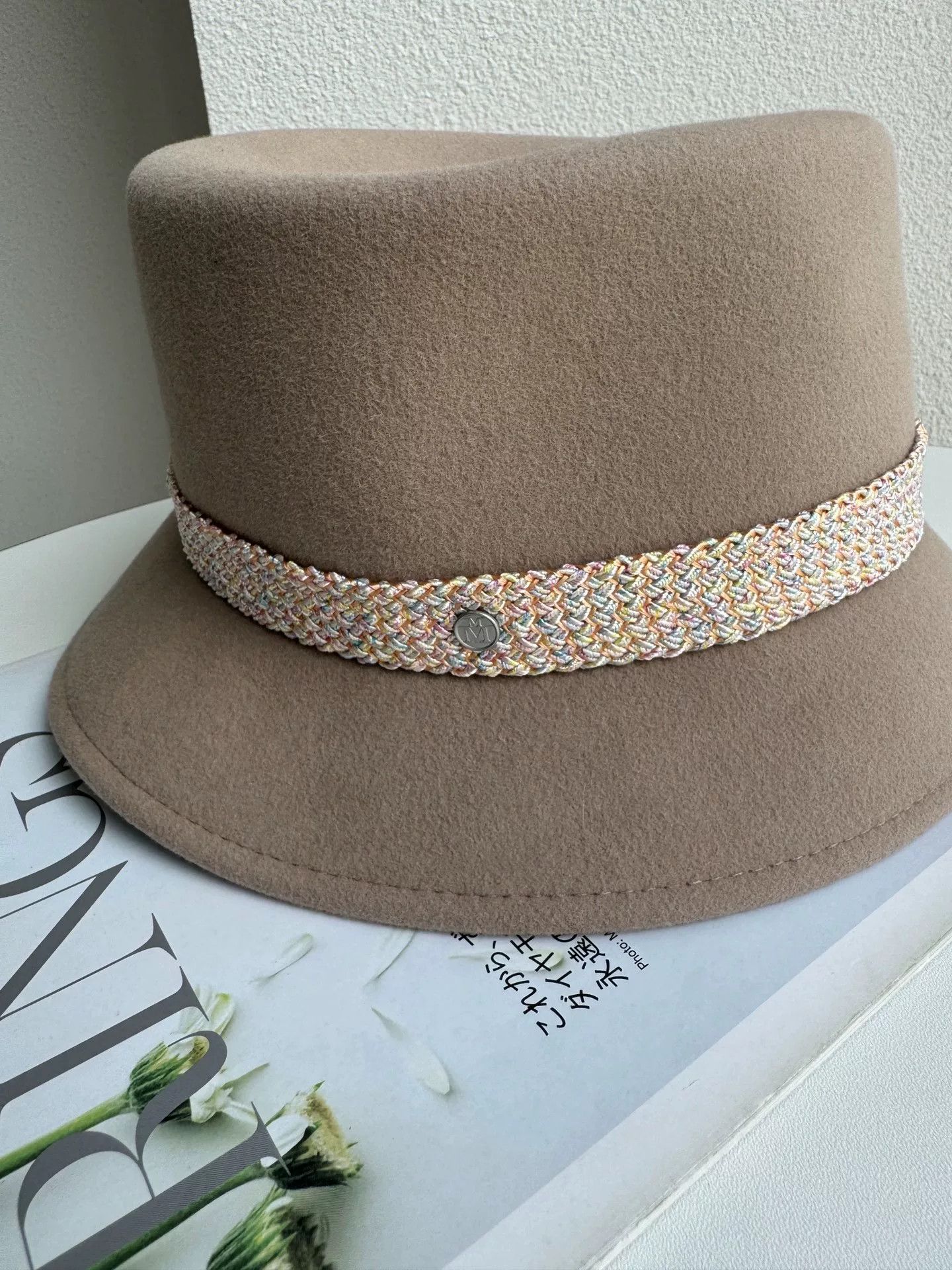 Maison Michel Maison Michel Beige Hat M Size ONE SIZE - 2 Thumbnail