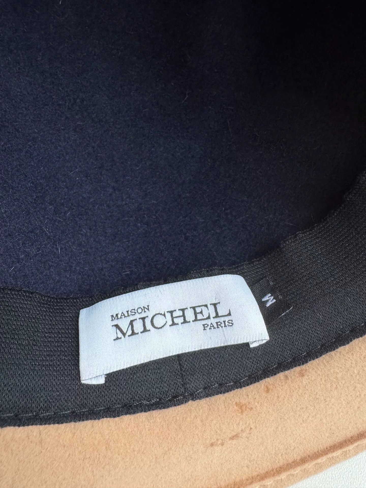 Maison Michel Maison Michel Wool Color-Block Hat Size ONE SIZE - 5 Thumbnail