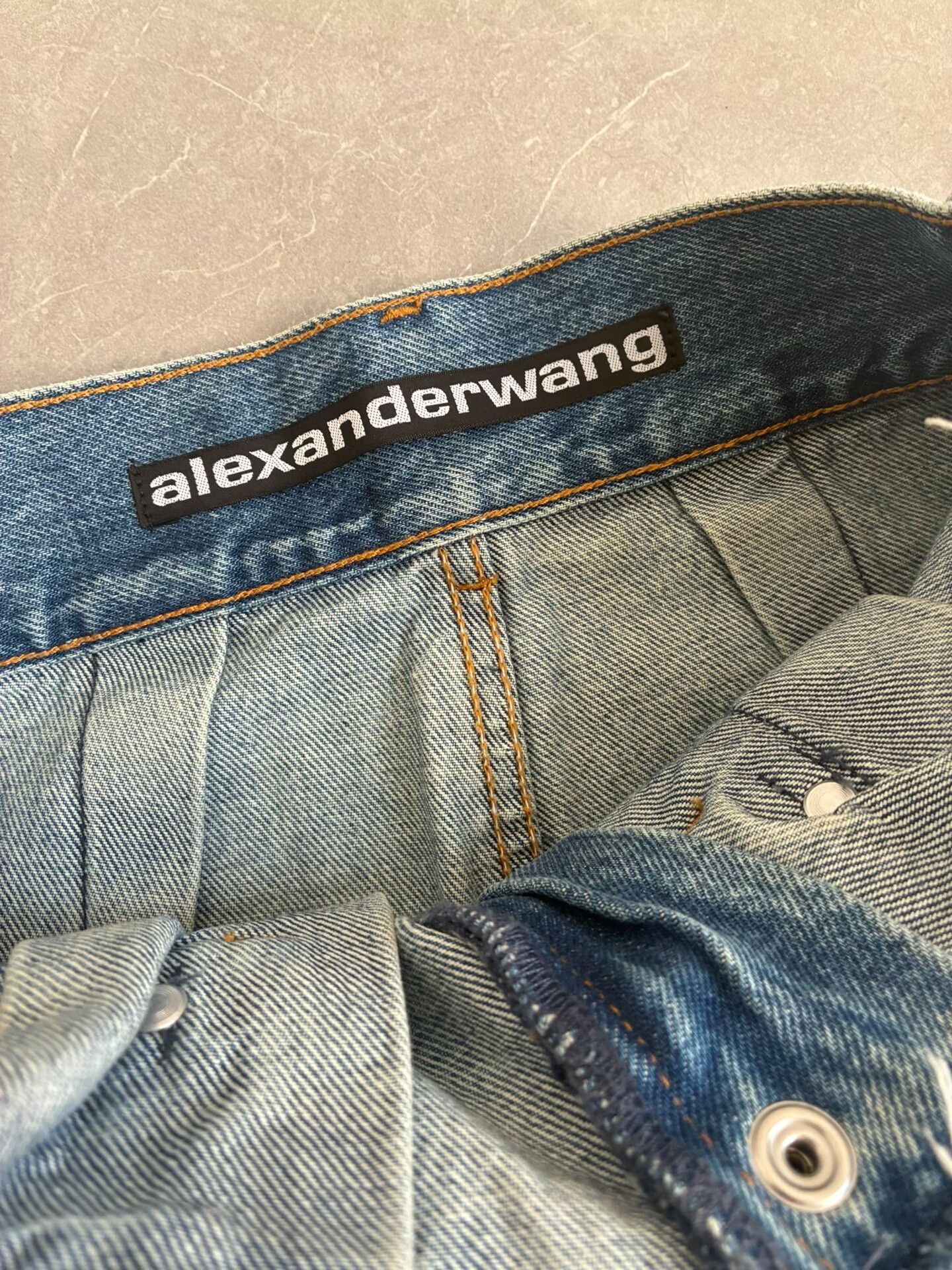 Alexander Wang Alexander Wang High-Waist Blue Jeans Size 25" / US 0 / IT 36 - 3 Thumbnail