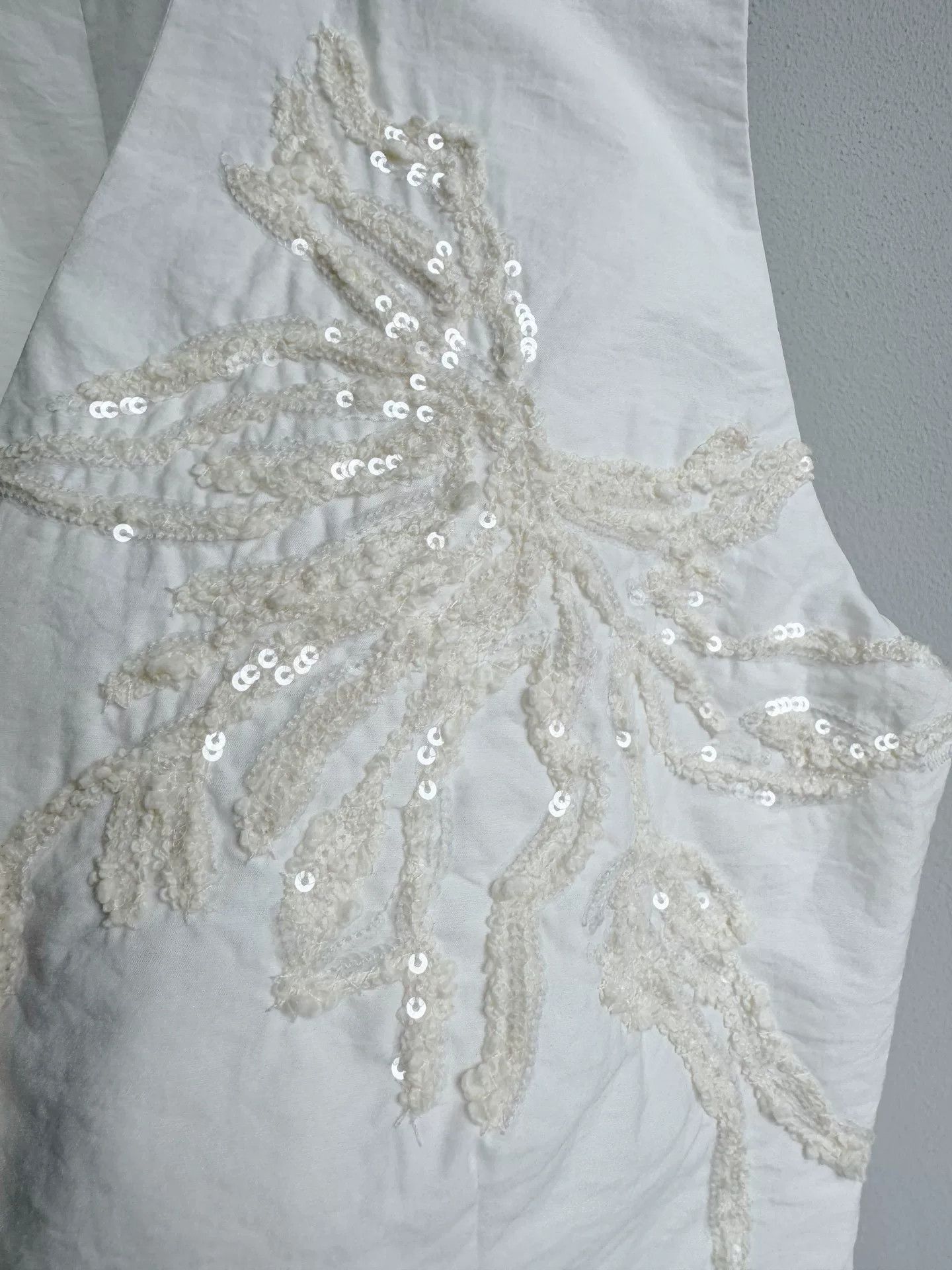 Brunello Cucinelli Brunello Cucinelli White Embroidered Vest Size S / US 4 / IT 40 - 5 Thumbnail