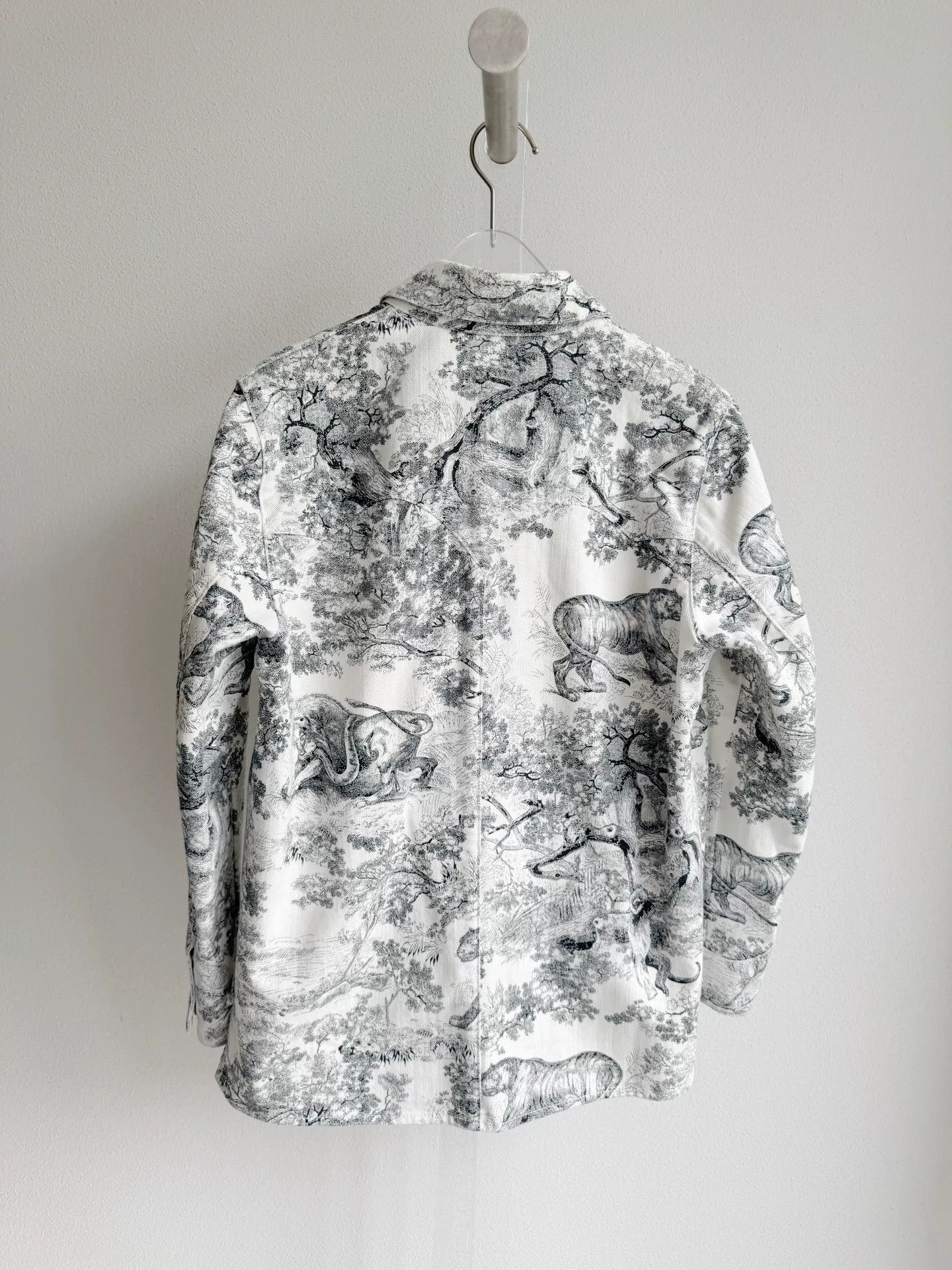 Dior Dior Jungle Zoo Denim Jacket Size XXS / US 00 / IT 34 - 3 Thumbnail