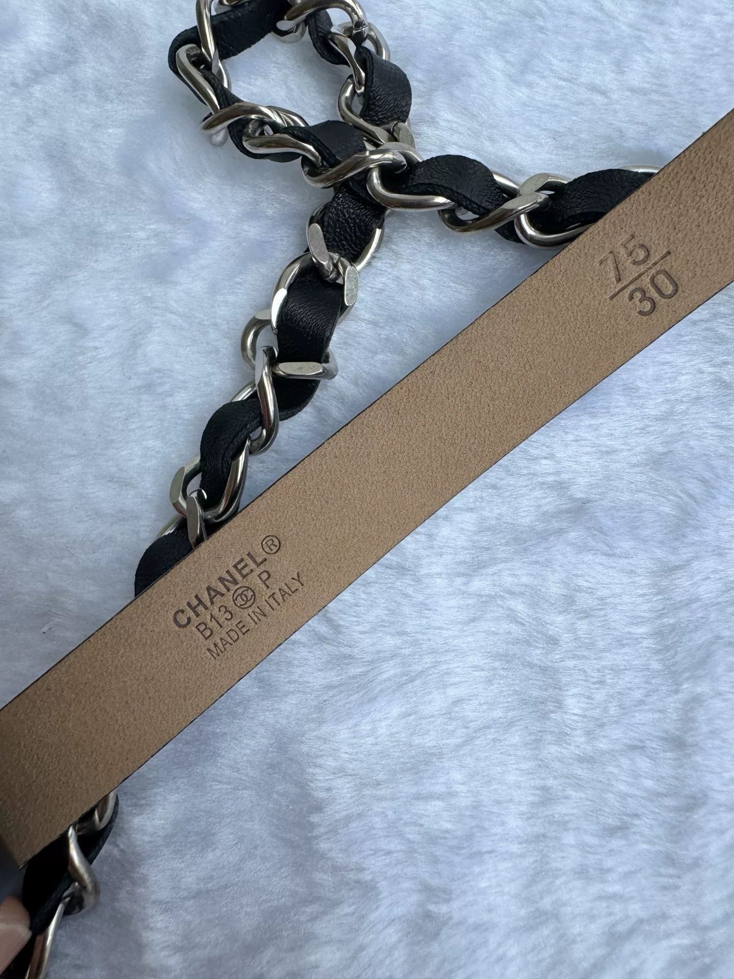 Chanel Chanel Black Chain Belt Size ONE SIZE - 6 Thumbnail