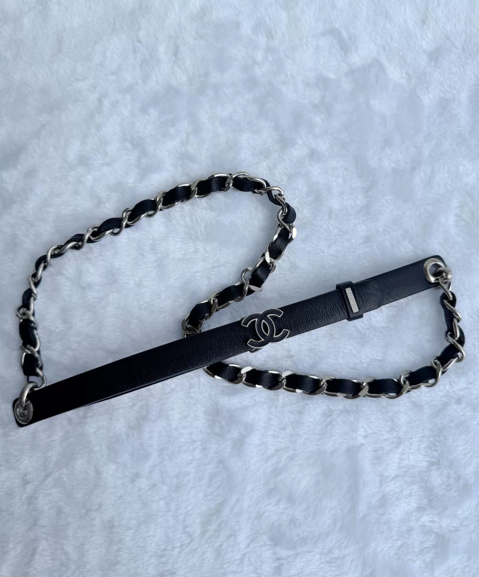 Chanel Chanel Black Chain Belt Size ONE SIZE - 2 Thumbnail