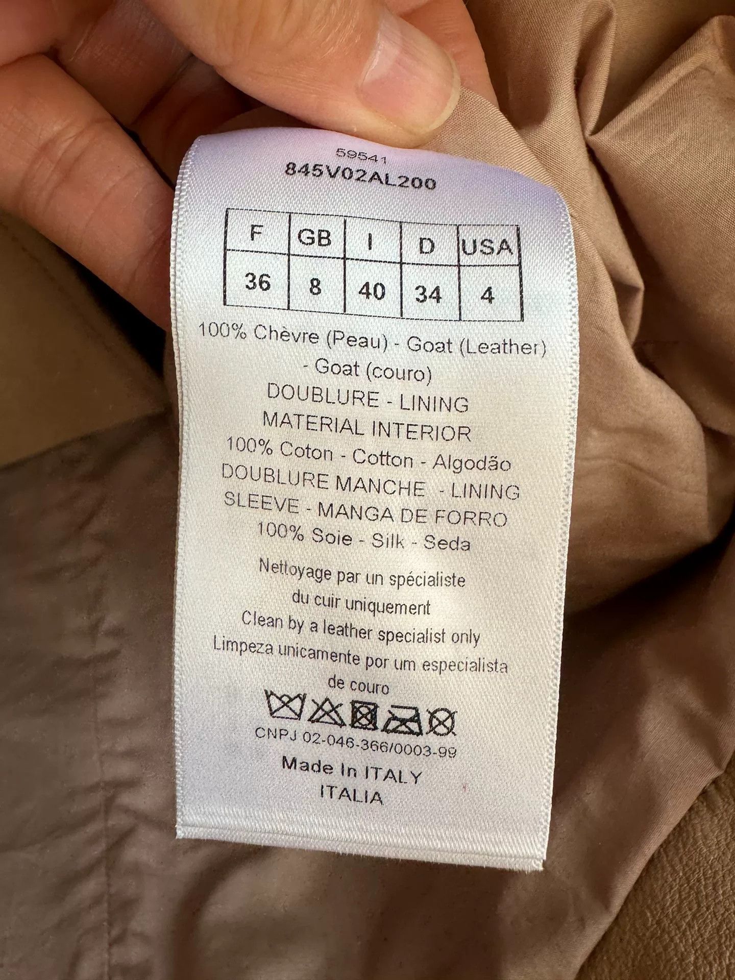 Dior Dior Classic Sheepskin Jacket Size XS / US 0-2 / IT 36-38 - 8 Thumbnail