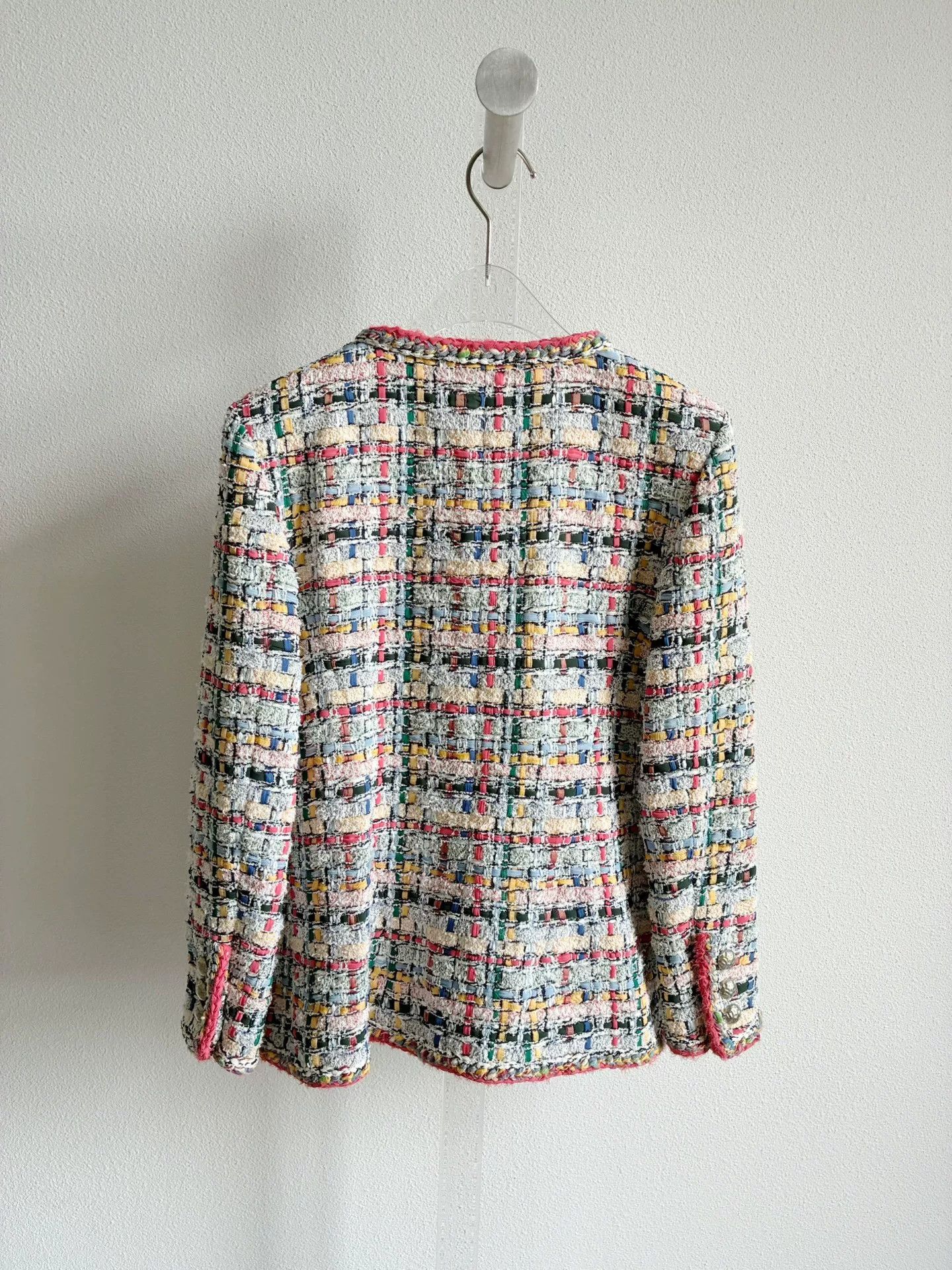 Chanel Chanel Colorful Mosaic Tweed Jacket Size XXS / US 00 / IT 34 - 3 Thumbnail