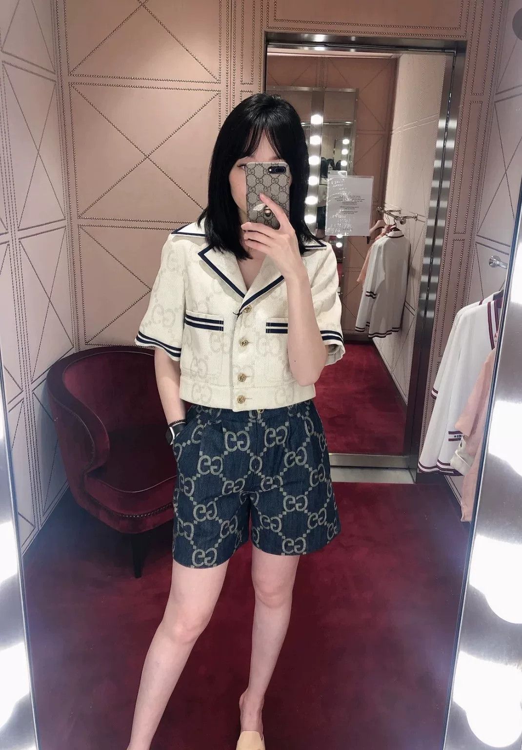 Gucci Gucci Short Logo Stripe Top Jacket Size XS / US 0-2 / IT 36-38 - 4 Thumbnail