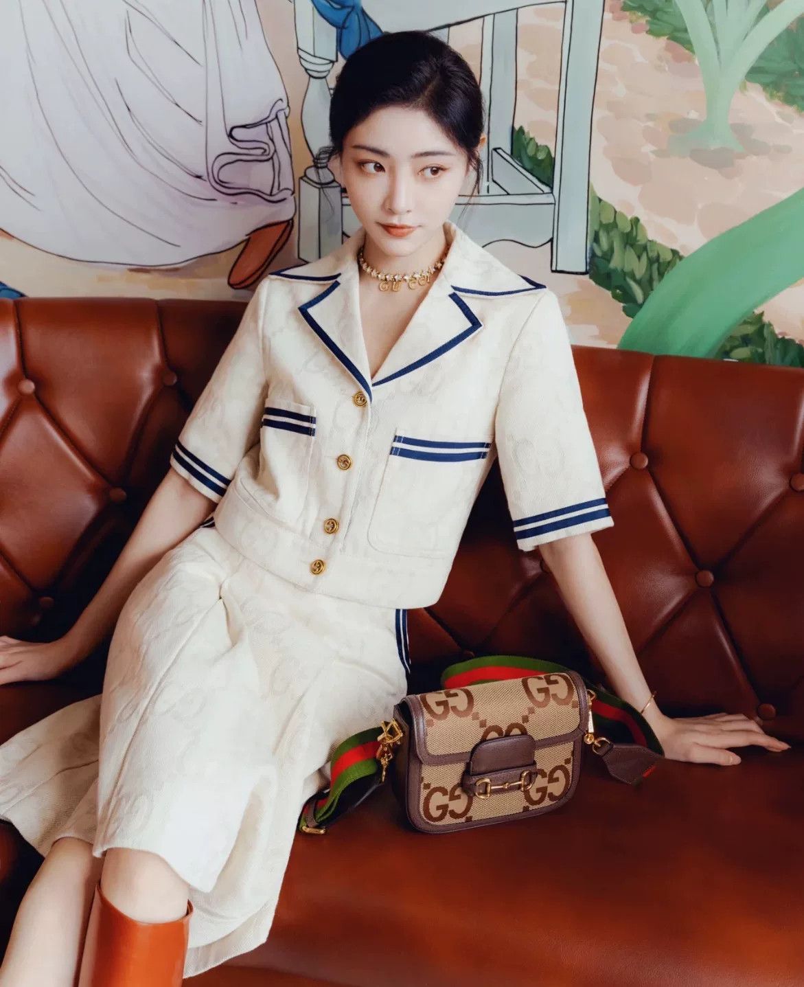 Gucci Gucci Short Logo Stripe Top Jacket Size XS / US 0-2 / IT 36-38 - 5 Thumbnail