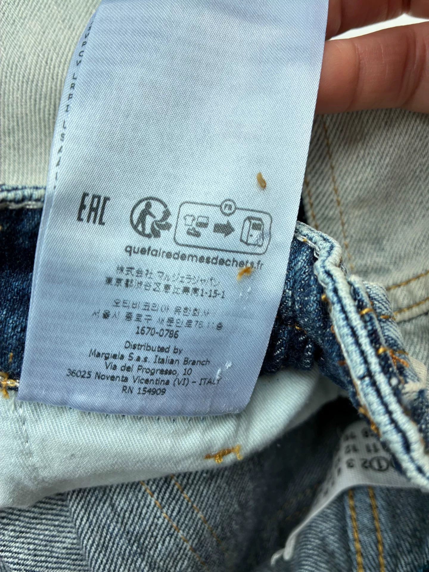 Maison Margiela Maison Margiela Light Blue Jeans Size 38" / US 16 / IT 52 - 7 Thumbnail