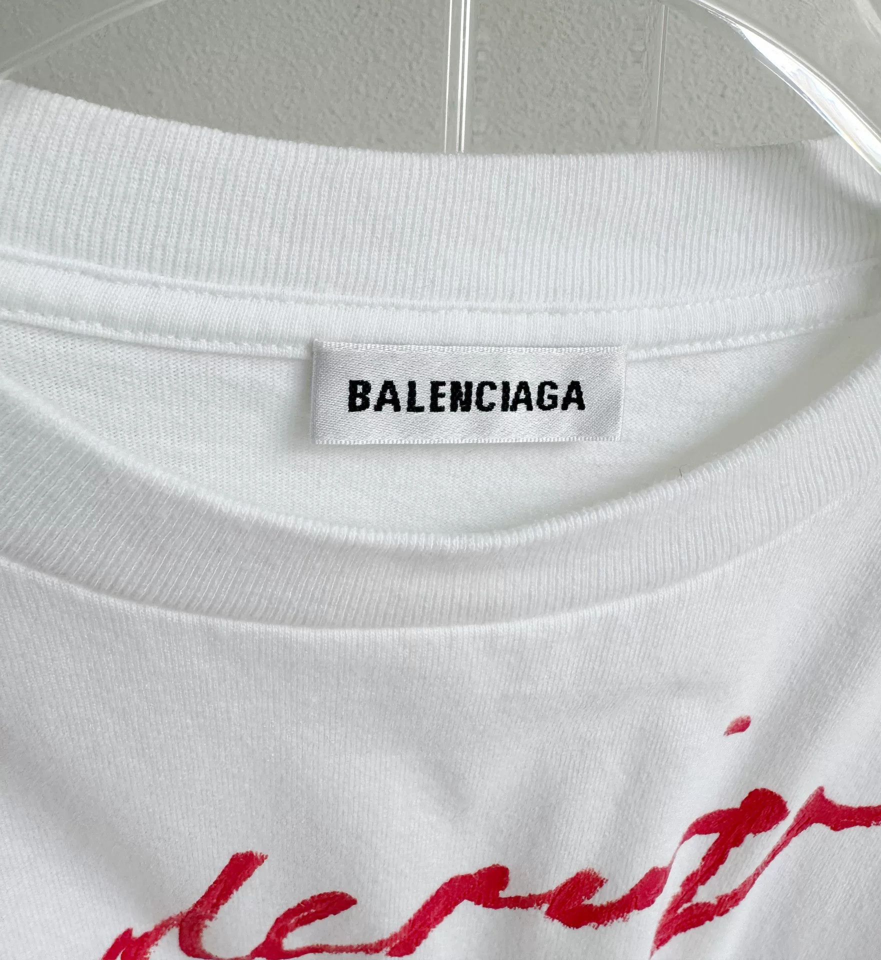 Balenciaga Balenciaga White Short T-shirt Size M / US 6-8 / IT 42-44 - 5 Thumbnail