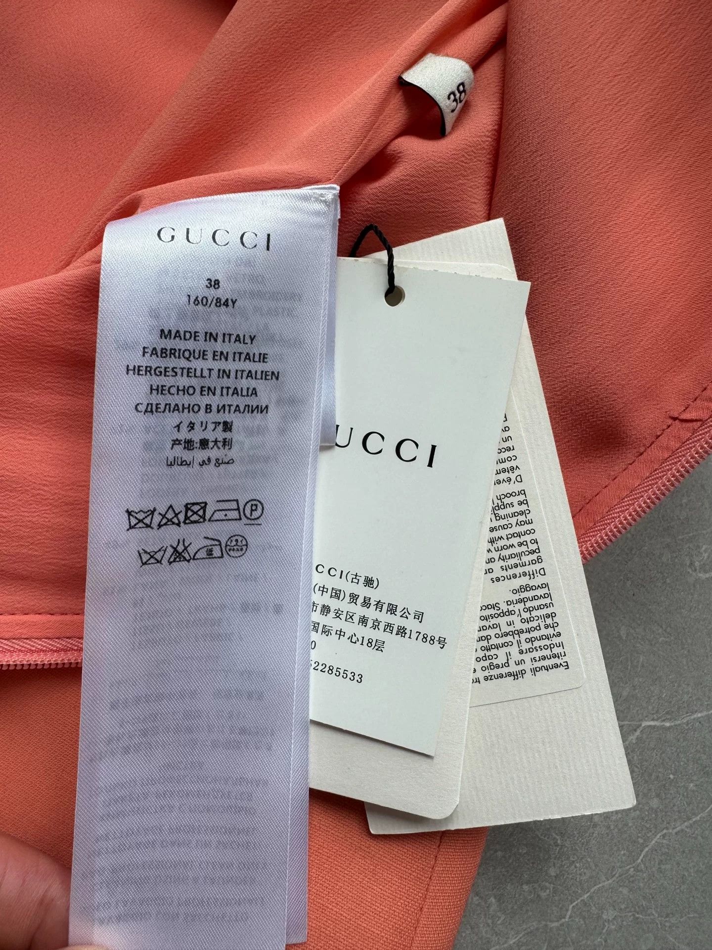 Gucci Gucci Orange Sleeveless Dress Size S / US 4 / IT 40 - 6 Thumbnail