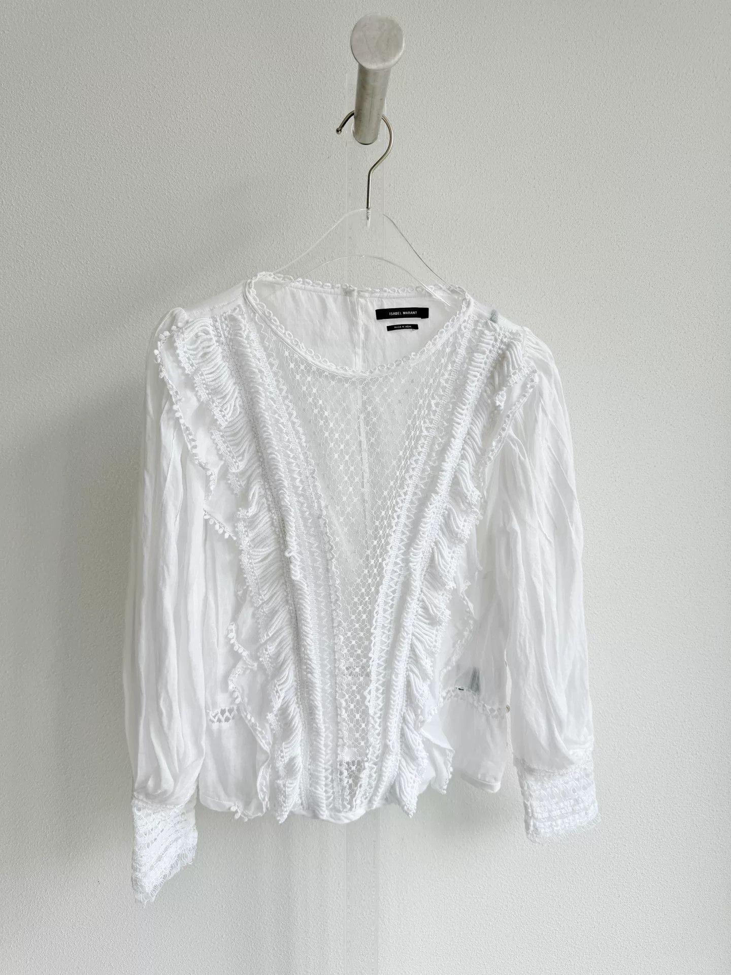 Isabel Marant Isabel Marant White Top Size XS / US 0-2 / IT 36-38 - 4 Thumbnail