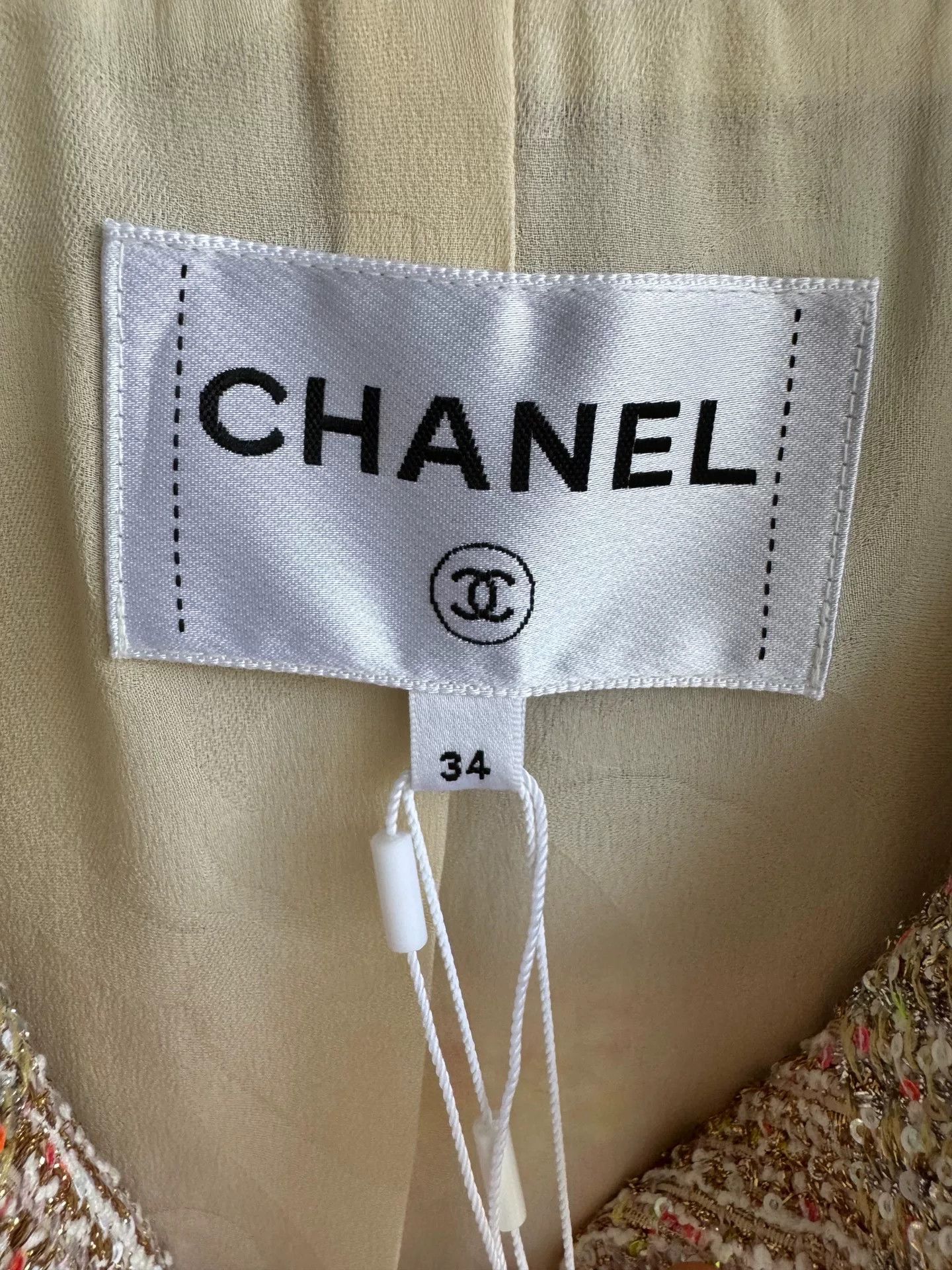 Chanel Chanel 24C Tweed Metallic Jacket Size XXS / US 00 / IT 34 - 5 Thumbnail