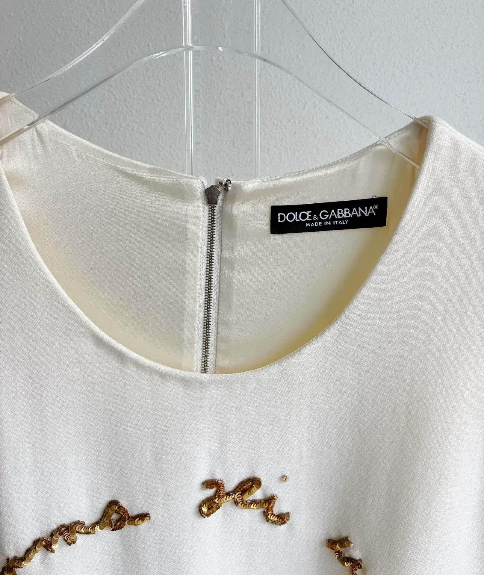 Dolce & Gabbana Dolce&Gabbana White Embroidered Dress Size XS / US 0-2 / IT 36-38 - 2 Thumbnail