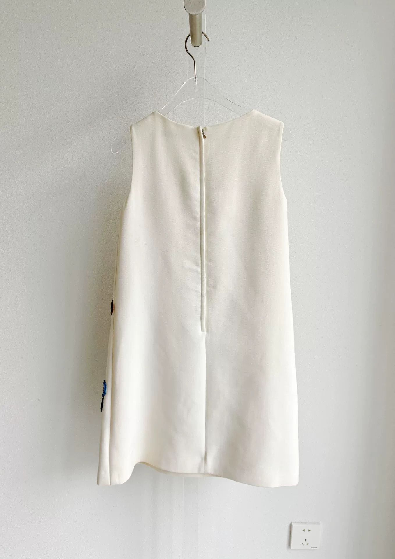 Dolce & Gabbana Dolce&Gabbana White Embroidered Dress Size XS / US 0-2 / IT 36-38 - 3 Thumbnail