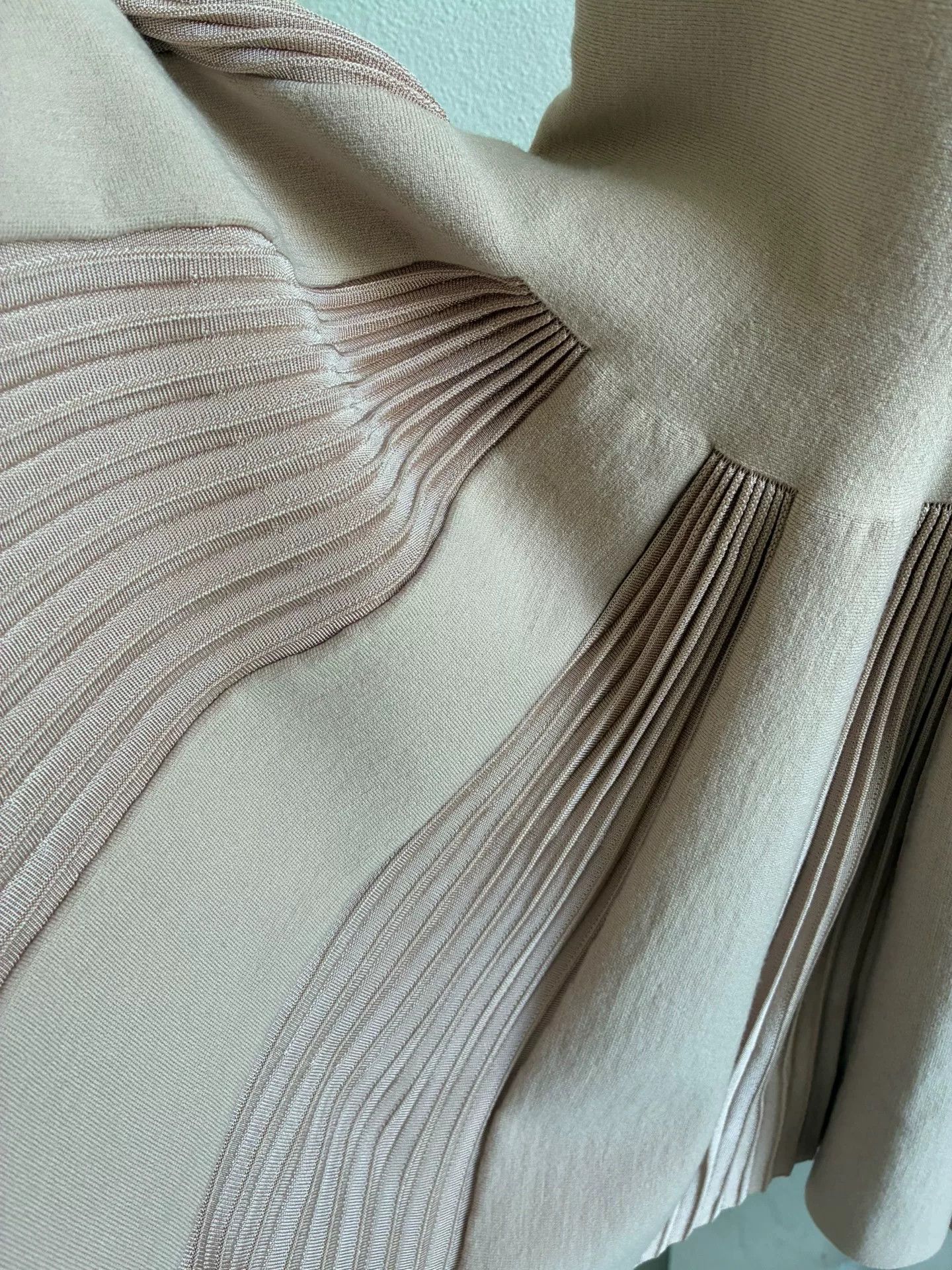 Alaia ALAIA Beige Sleeveless Dress Size XS / US 0-2 / IT 36-38 - 6 Thumbnail