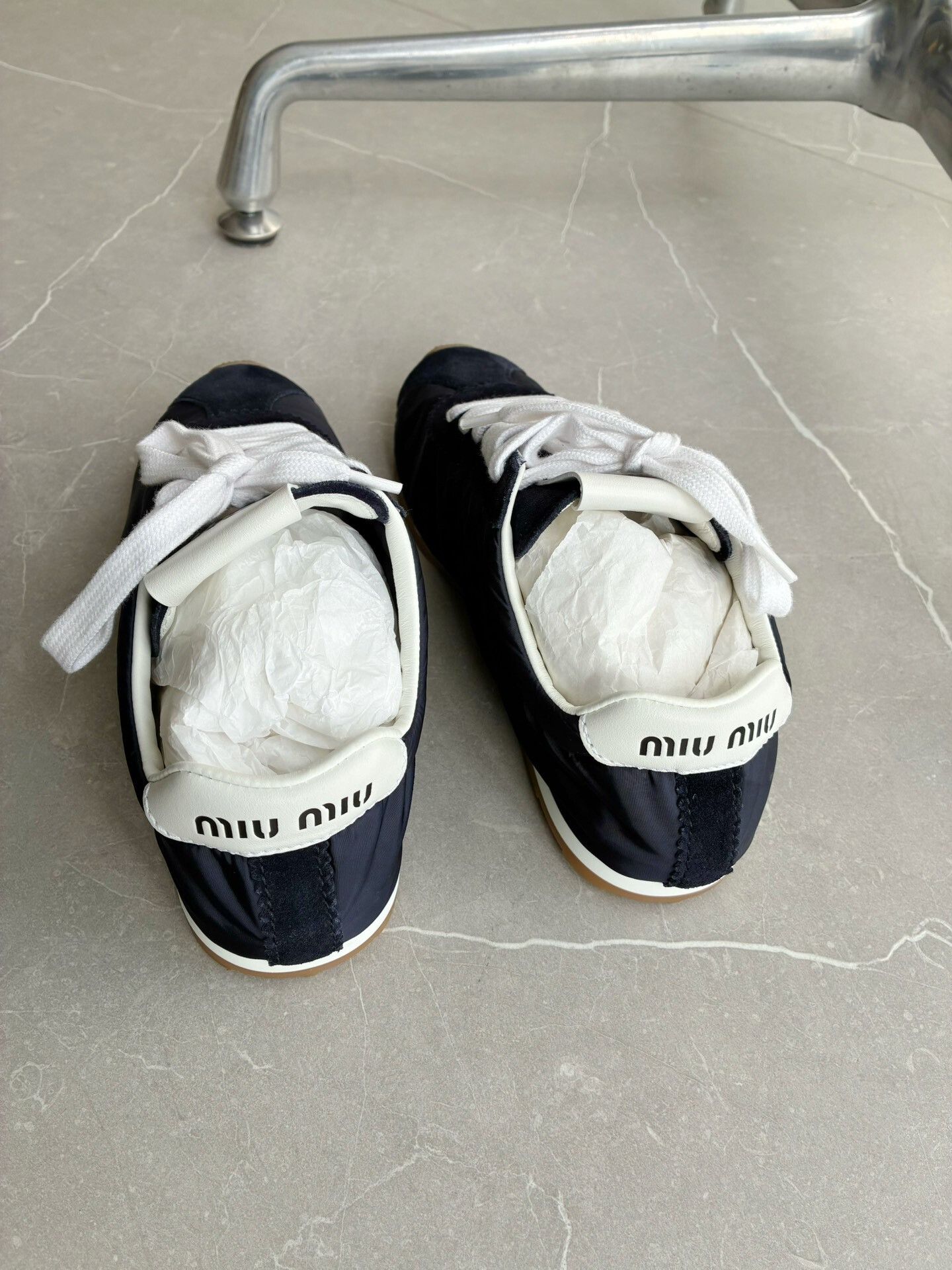Miu Miu Miu Miu Blue Training Shoes Size US 5.5 / IT 35.5 - 5 Thumbnail