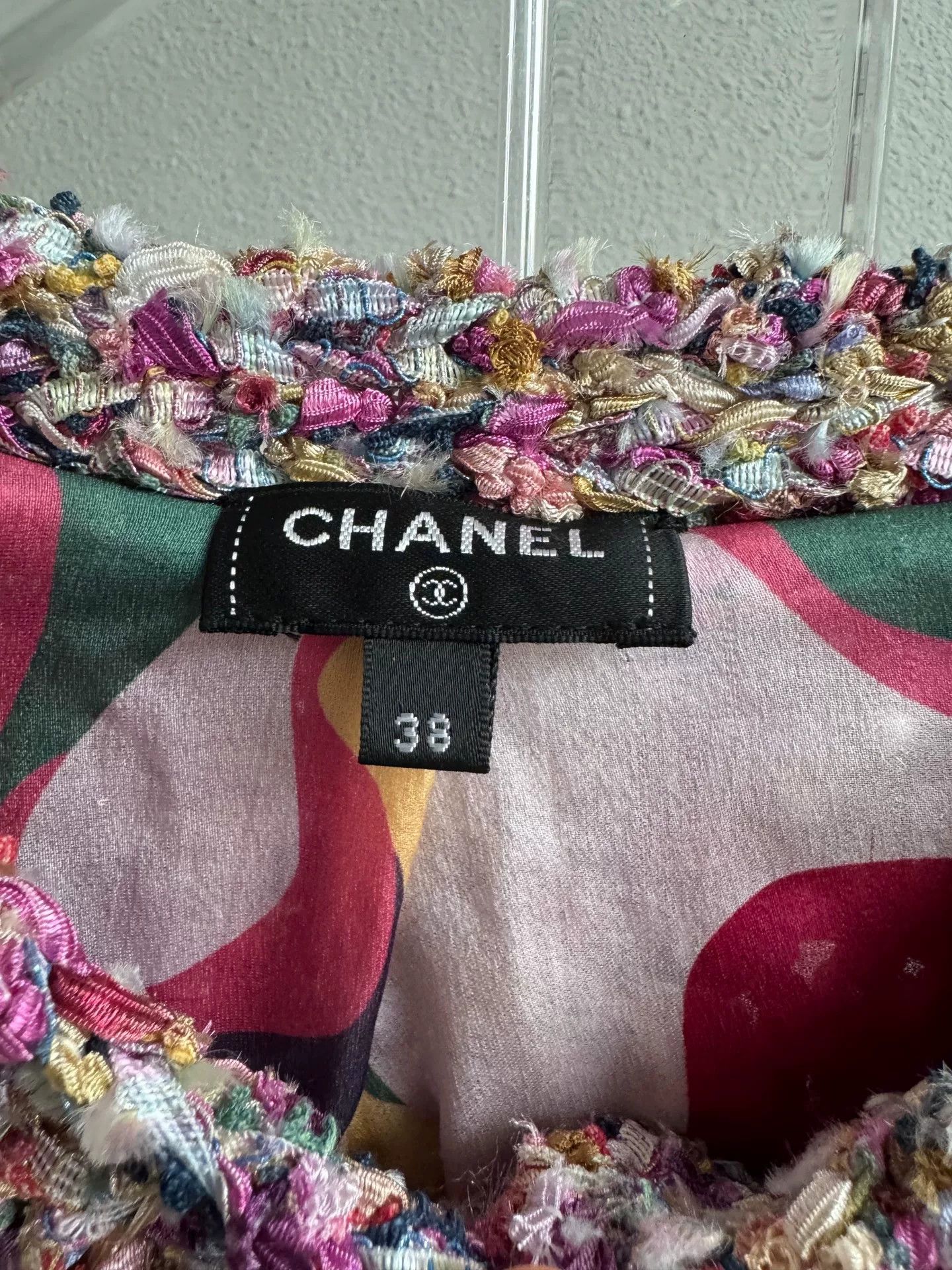 Chanel Chanel 21P Colorful Cotton Pearl Short Coat Size S / US 4 / IT 40 - 4 Thumbnail