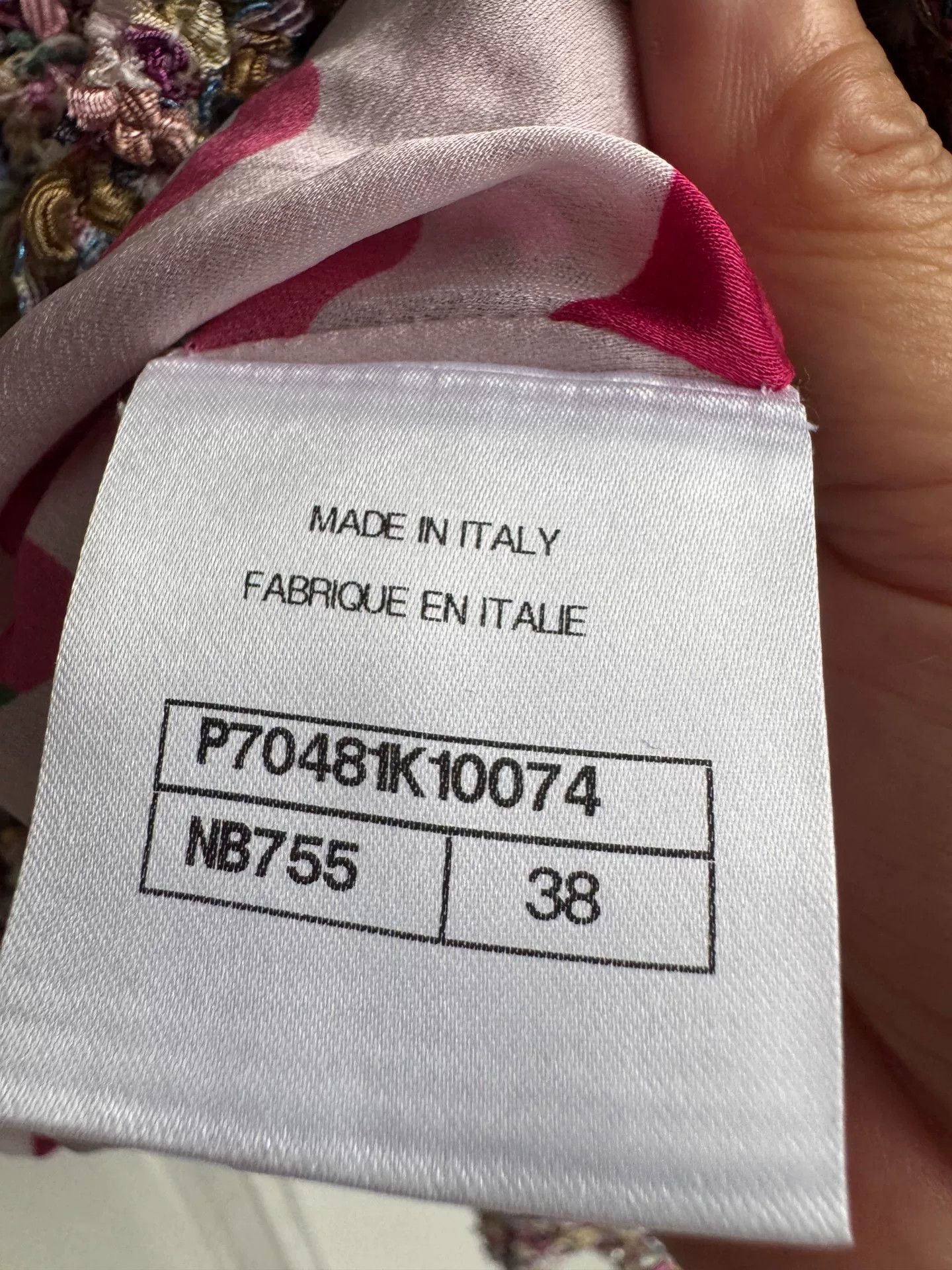 Chanel Chanel 21P Colorful Cotton Pearl Short Coat Size S / US 4 / IT 40 - 5 Thumbnail