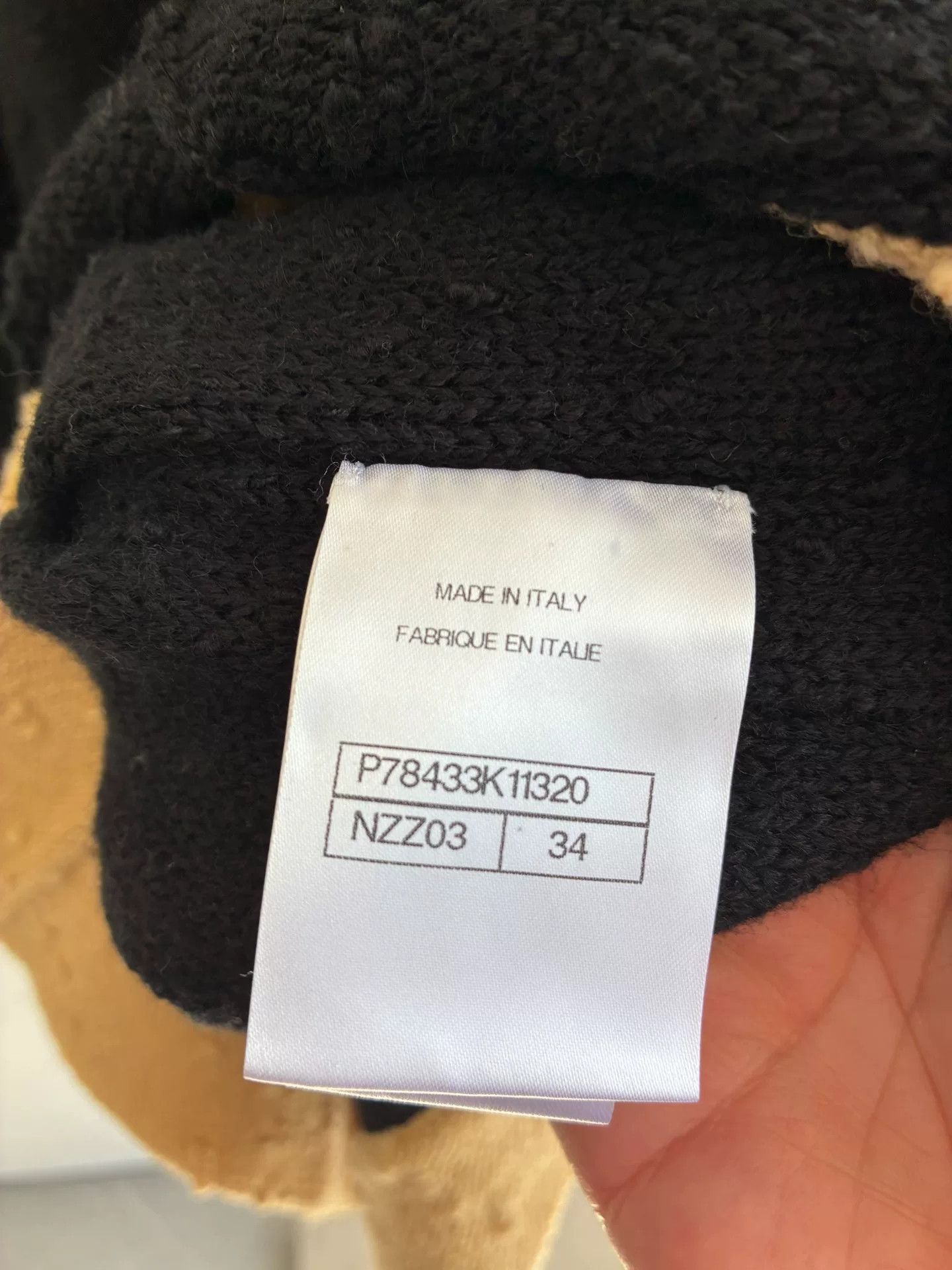 Chanel Chanel 24K Black Yellow Colorblock Wool Cardigan Size XXS / US 00 / IT 34 - 6 Thumbnail