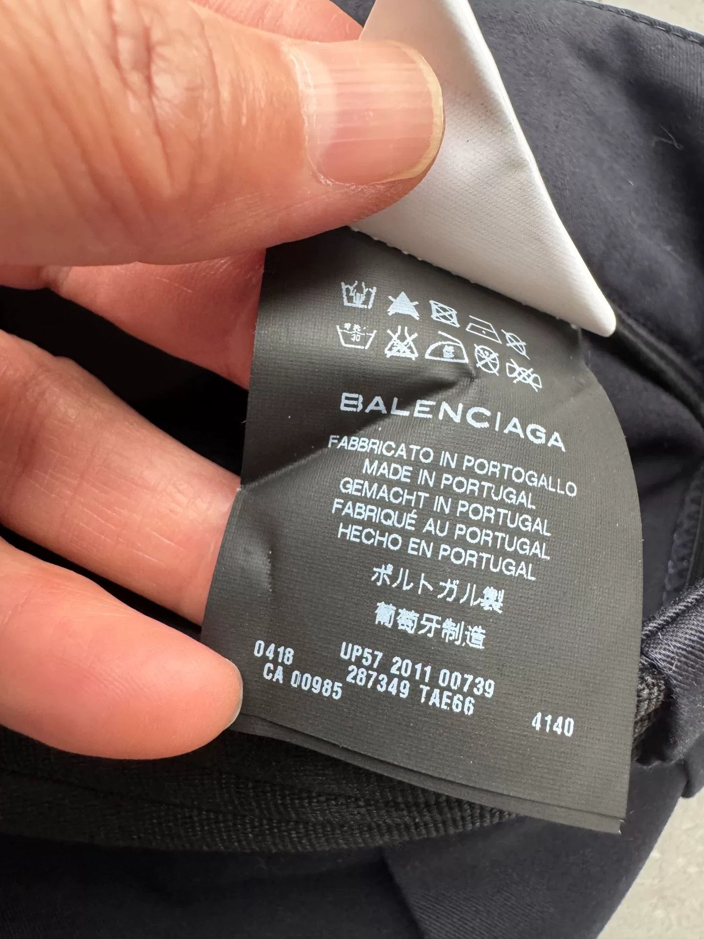 Balenciaga Dark Blue Tailored Shorts