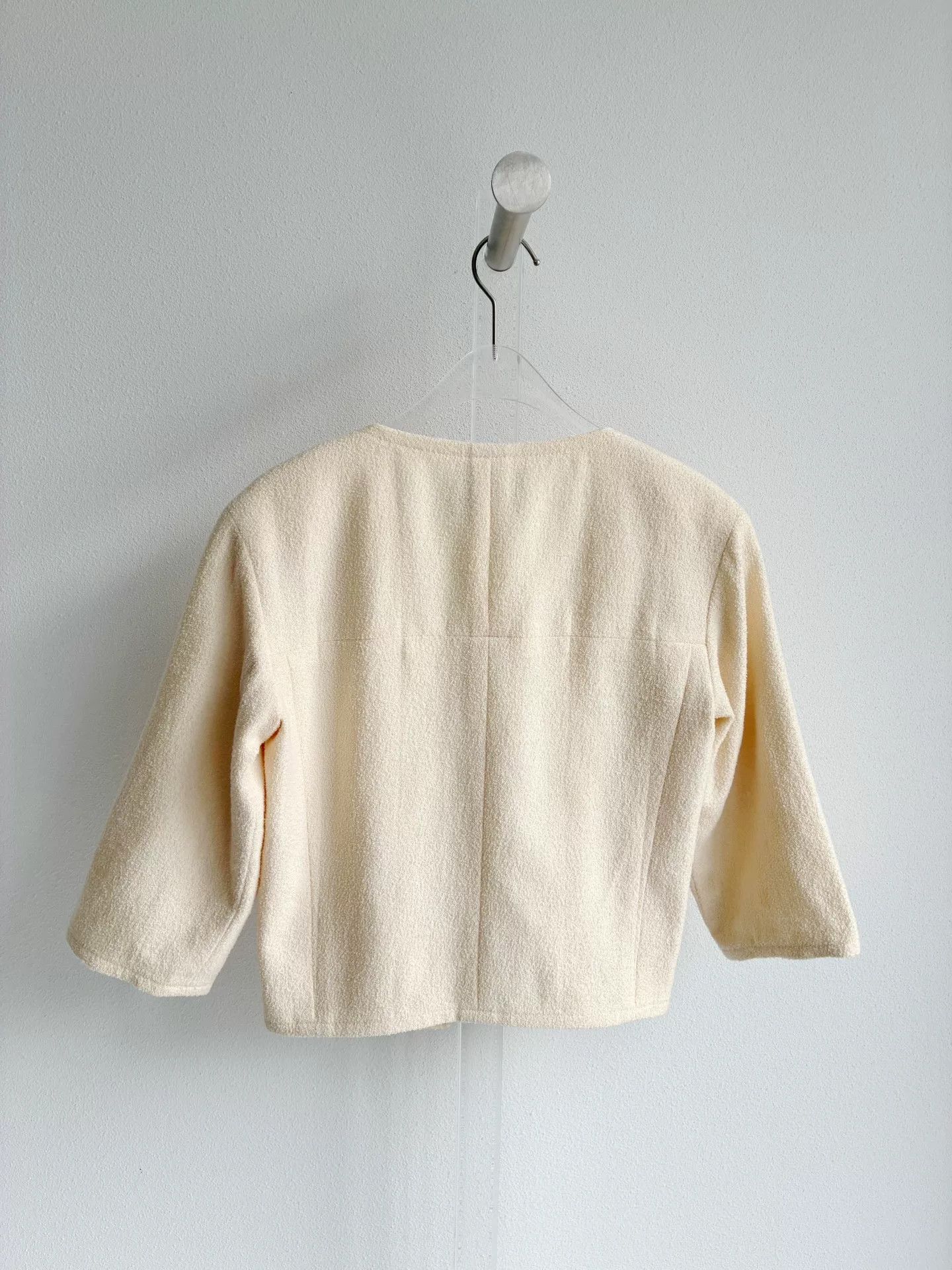 Chanel Chanel Off-White Short Coat Size XXS / US 00 / IT 34 - 6 Thumbnail