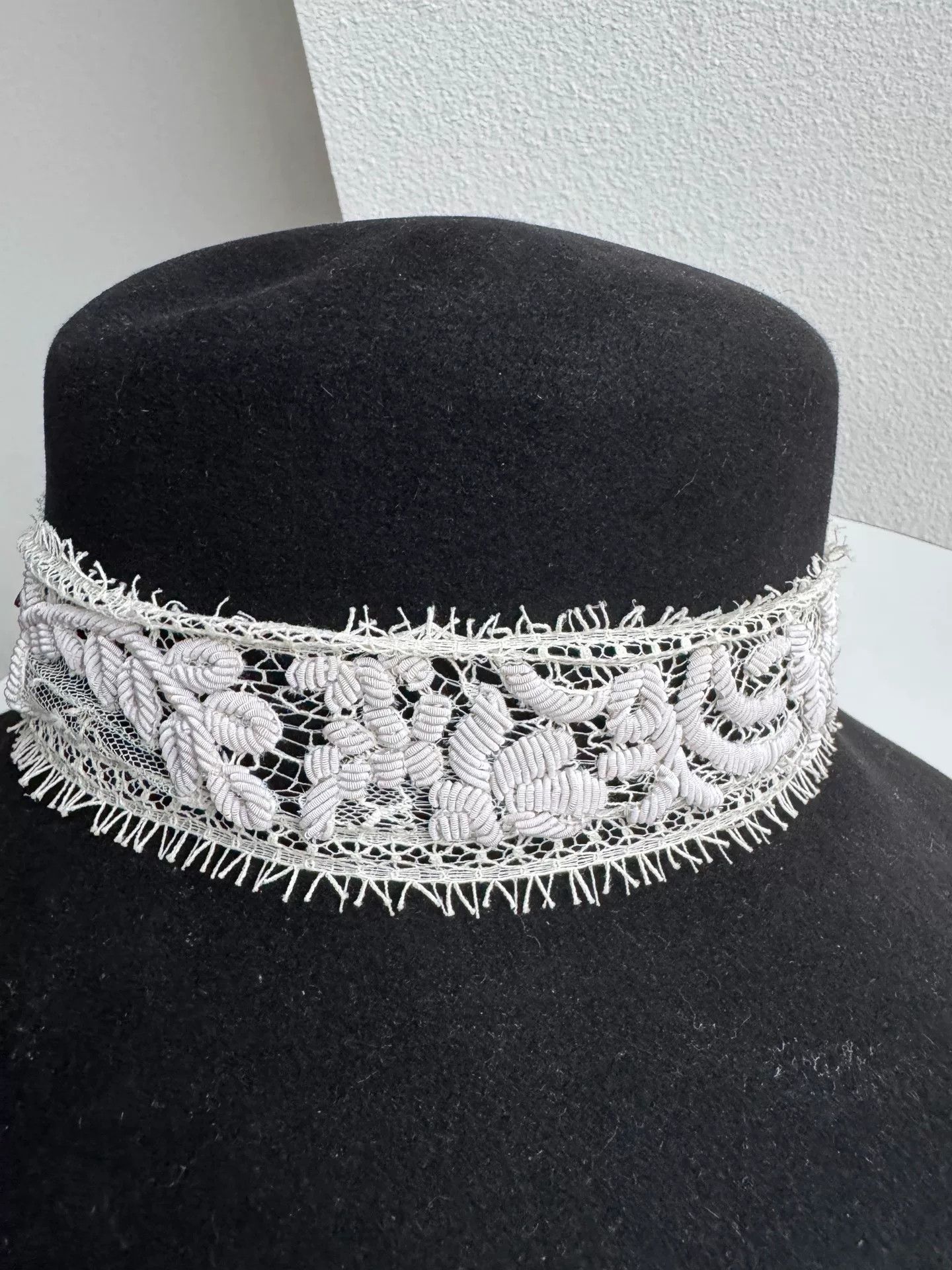 Maison Michel Maison Michel Black Wool Hat Size ONE SIZE - 4 Thumbnail