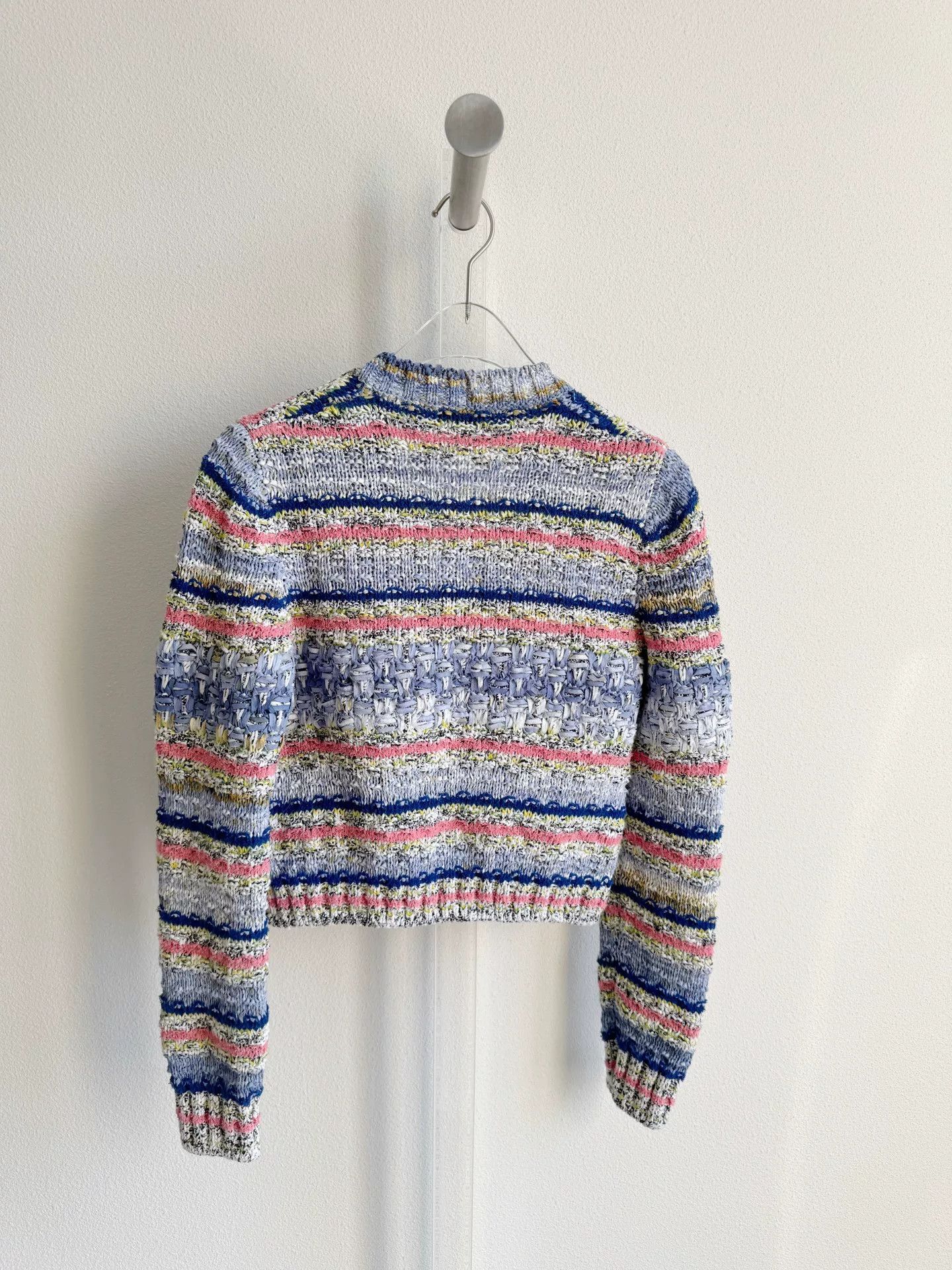 Chanel Chanel 21P Rainbow Stripe Knit Cardigan Size XXS / US 00 / IT 34 - 4 Thumbnail
