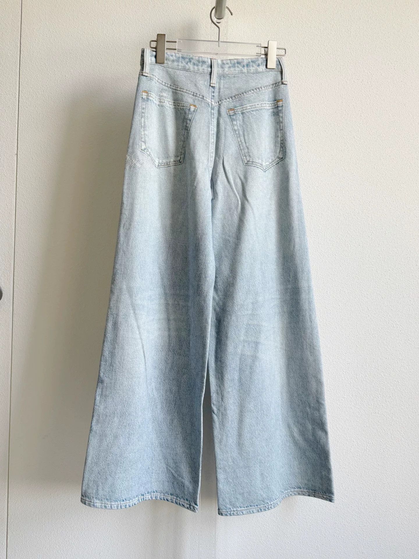 Rag & Bone rag & bone Washed Wide-Leg Jeans Size 24" / US 00 / IT 34 - 2 Thumbnail