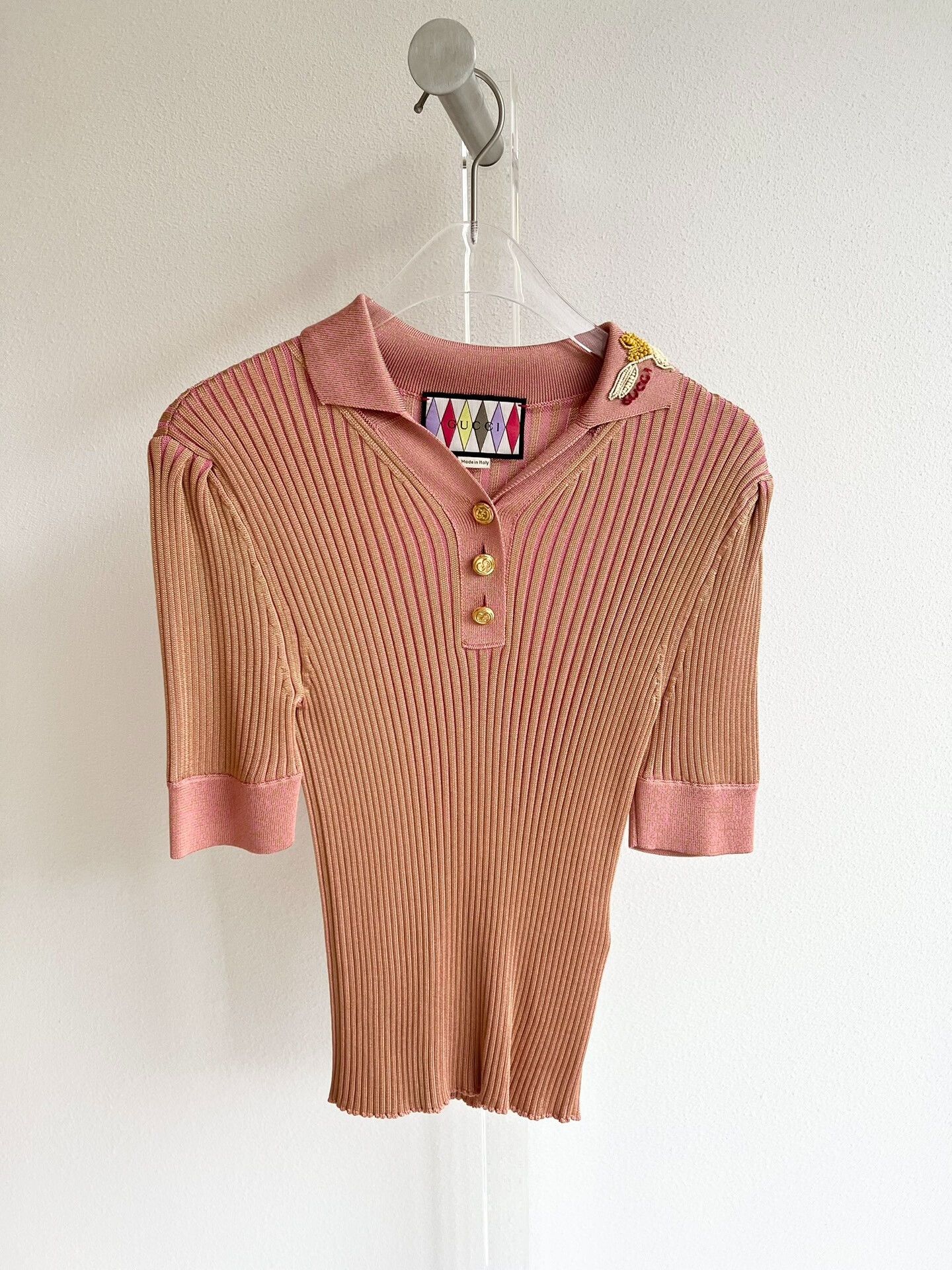 Gucci Gucci Knit Short-Sleeve Pleated Dress Size S / US 4 / IT 40 - 5 Thumbnail