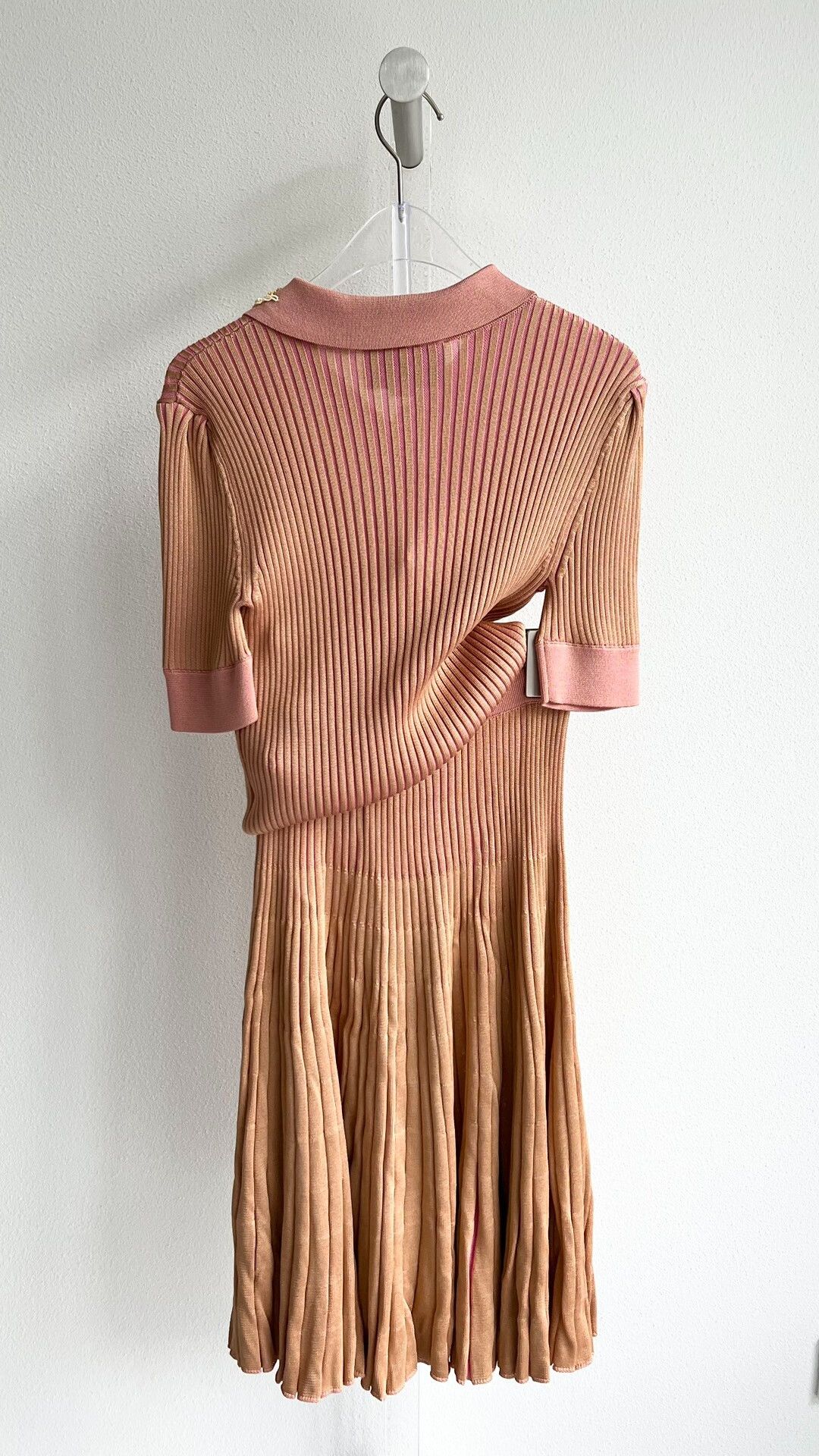 Gucci Gucci Knit Short-Sleeve Pleated Dress Size S / US 4 / IT 40 - 3 Thumbnail