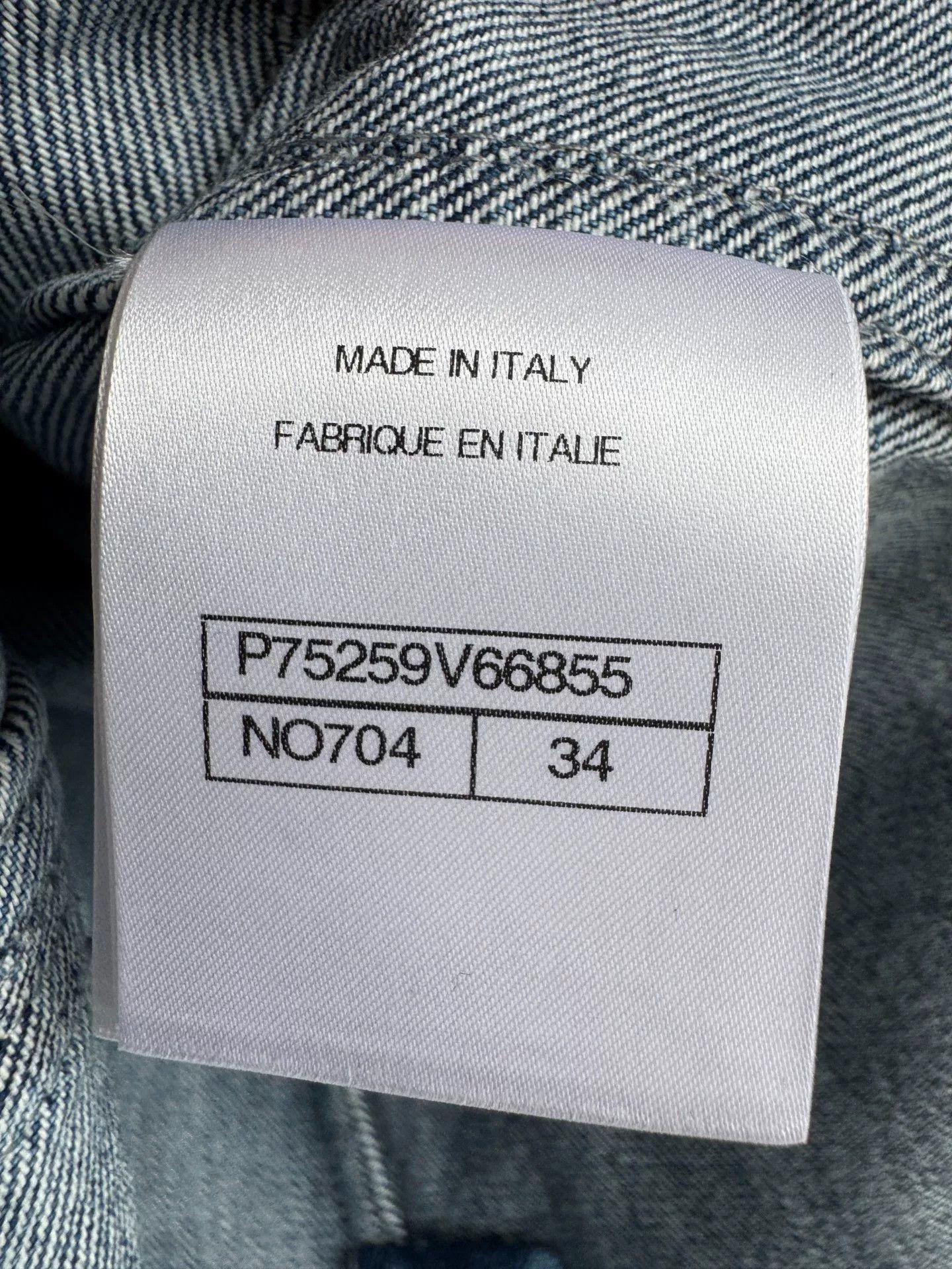 Chanel Chanel 23A Sequin Embroidery Denim Jacket Size XXS / US 00 / IT 34 - 6 Thumbnail