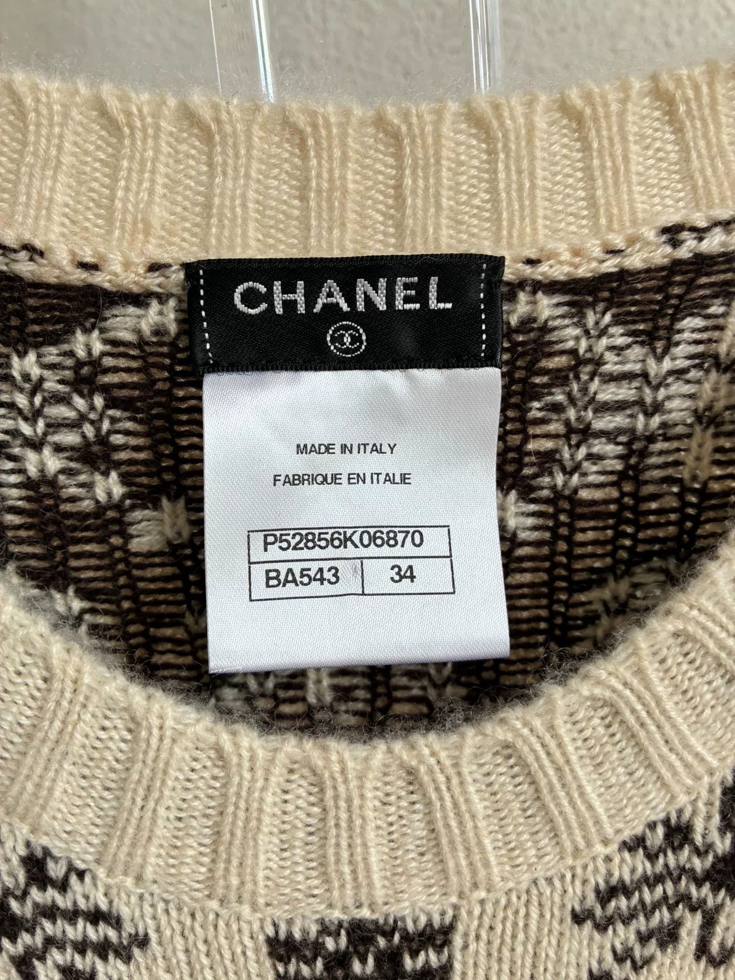 Chanel Chanel Snowflake Cashmere Sweater Size XXS / US 00 / IT 34 - 6 Thumbnail