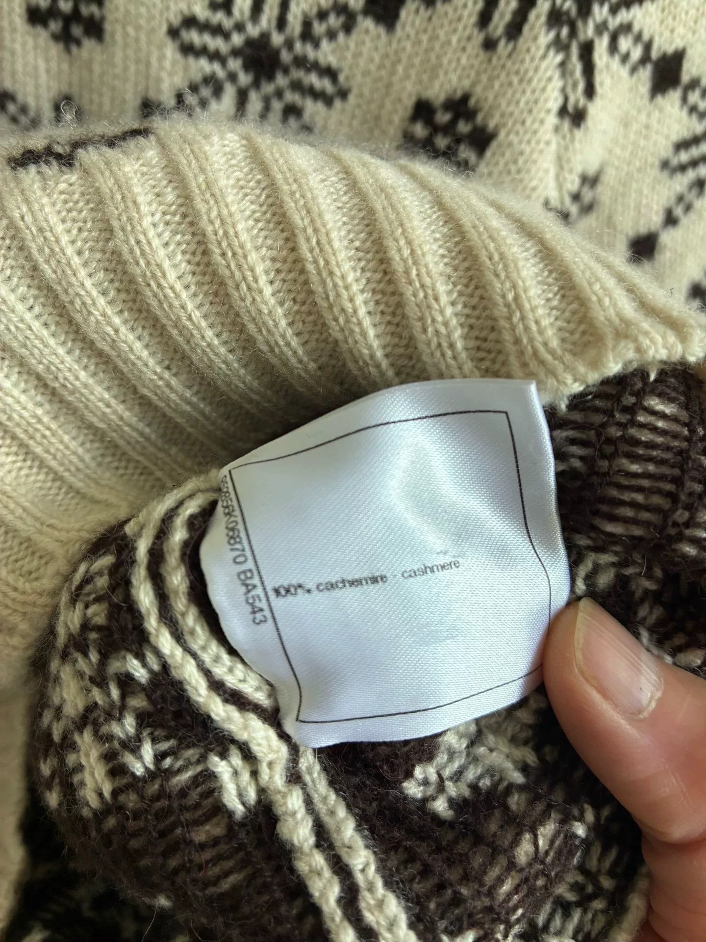 Chanel Chanel Snowflake Cashmere Sweater Size XXS / US 00 / IT 34 - 7 Thumbnail