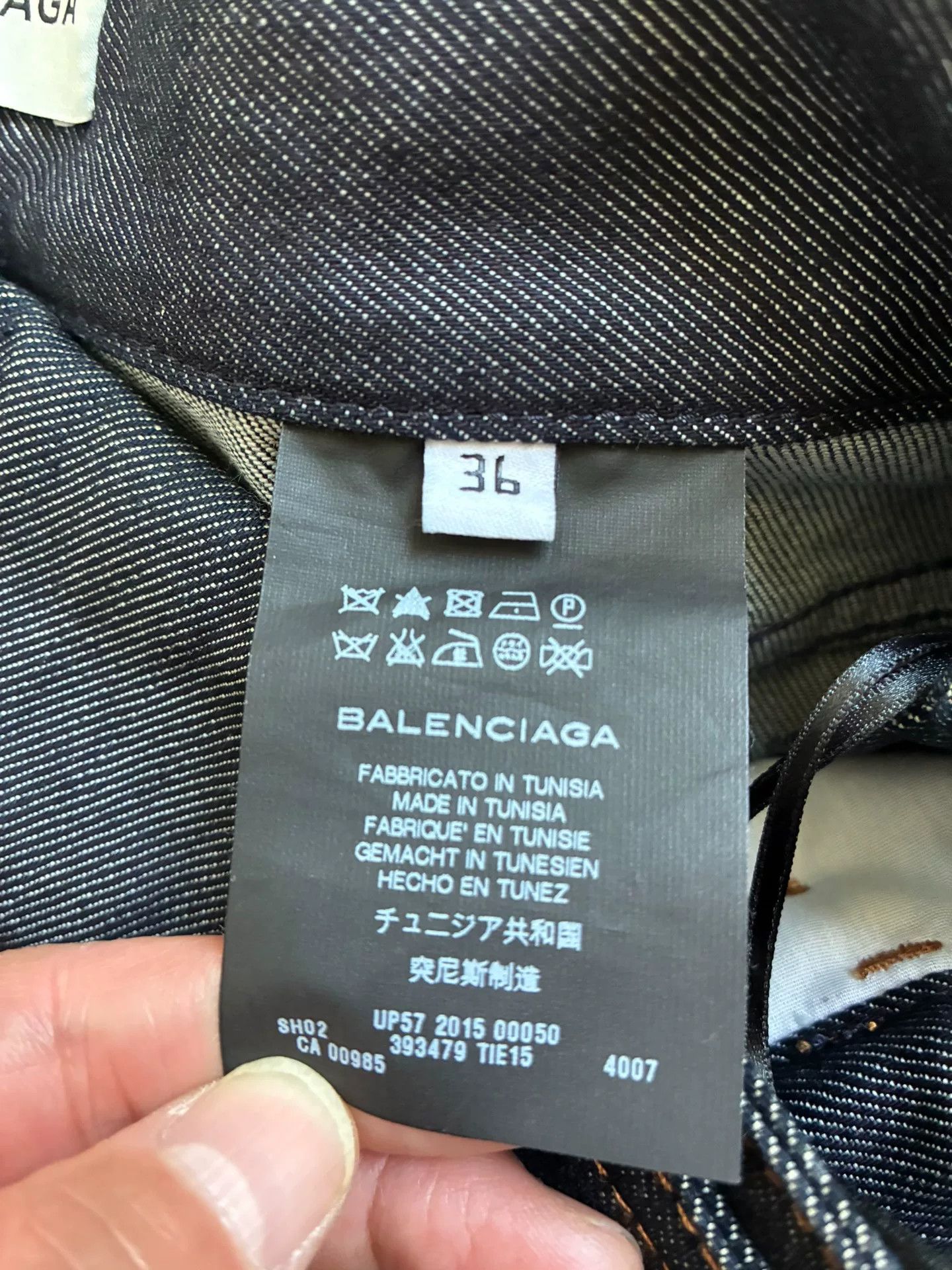 Balenciaga Balenciaga Paris Denim Shorts Size 36" / US 14 / IT 50 - 5 Thumbnail