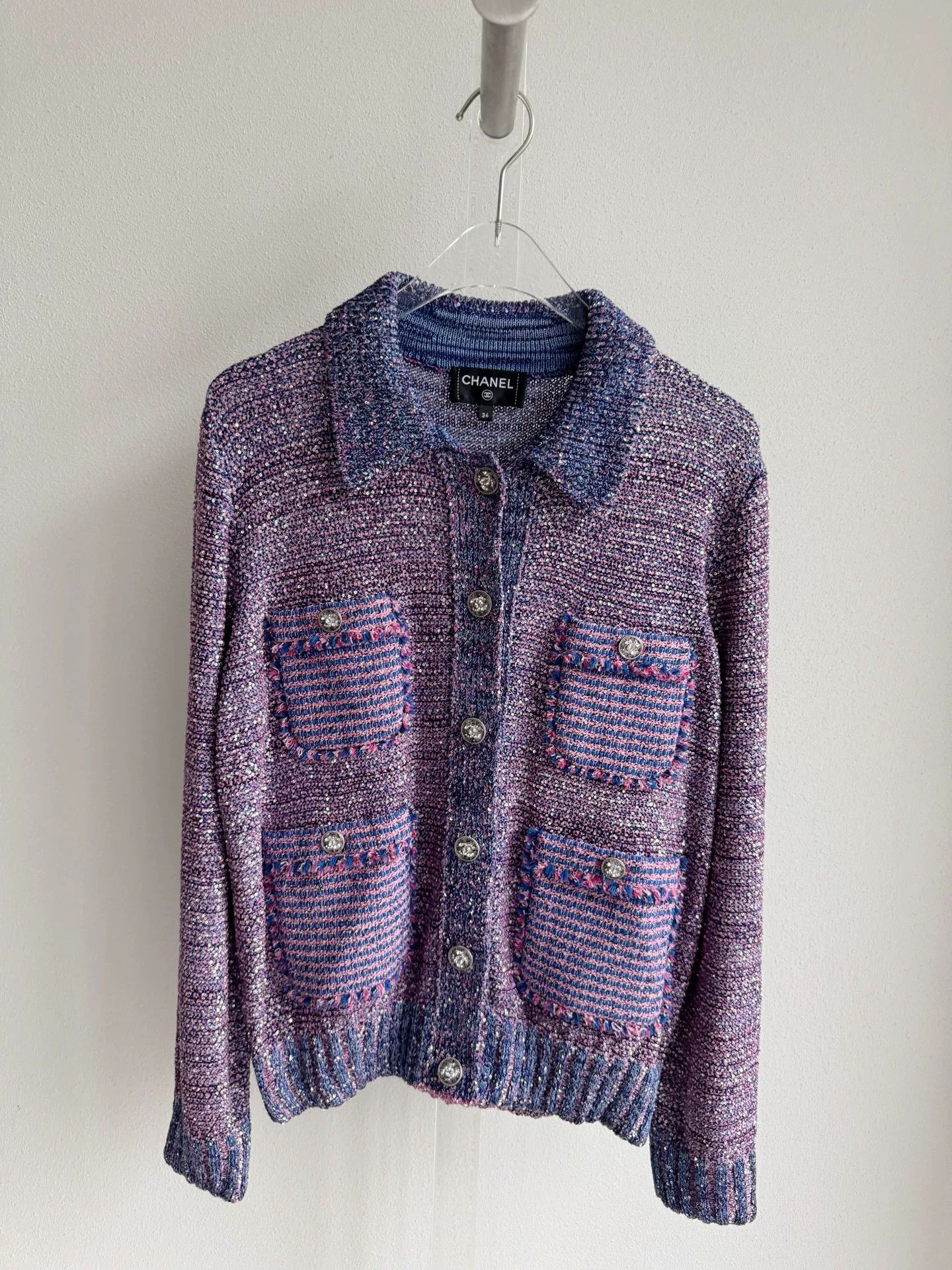 Chanel Chanel 23P Sequin Jacket Size XXS / US 00 / IT 34 - 2 Thumbnail