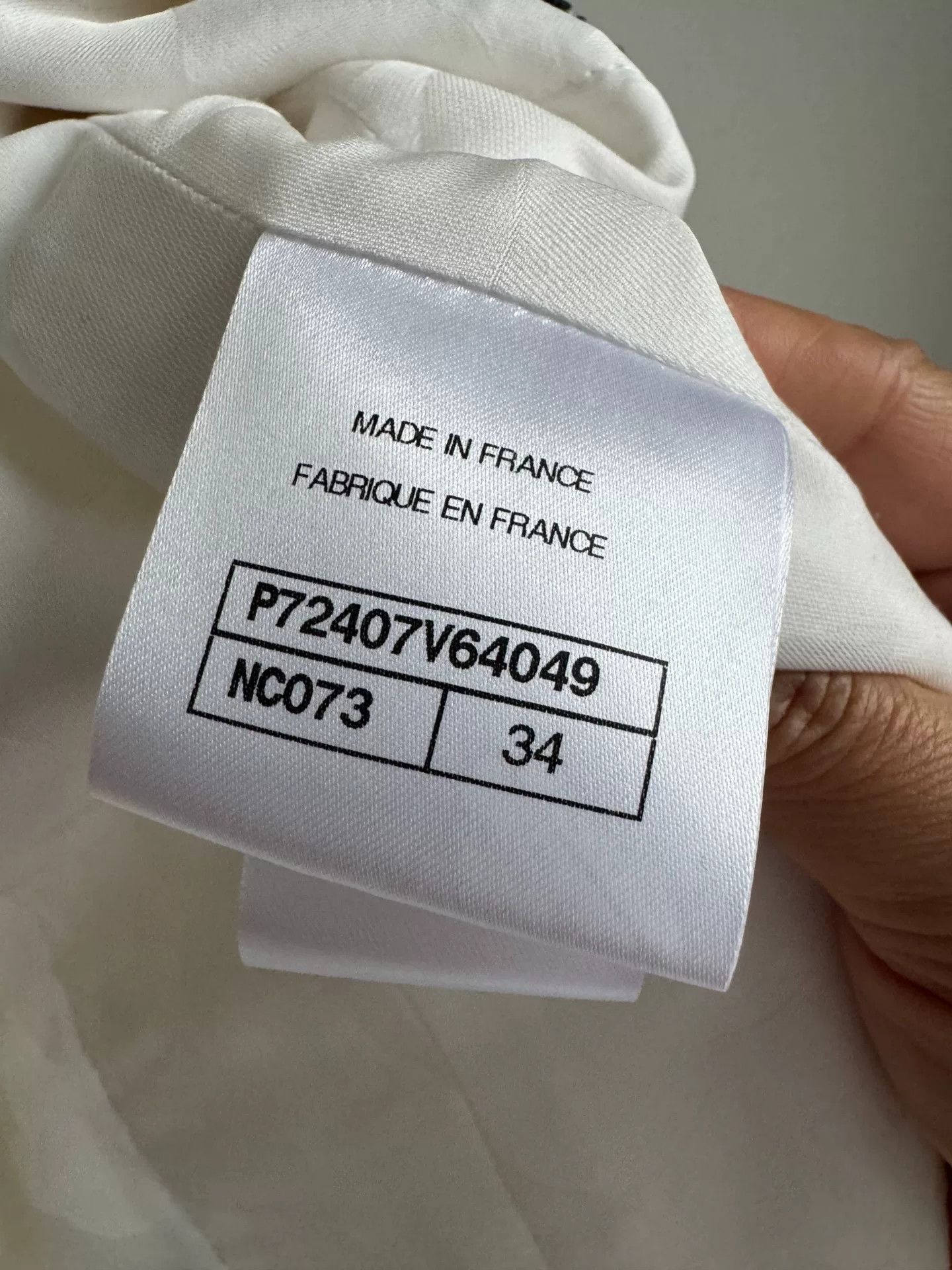 Chanel Chanel 22P White Black Trim Coat Size XXS / US 00 / IT 34 - 5 Thumbnail