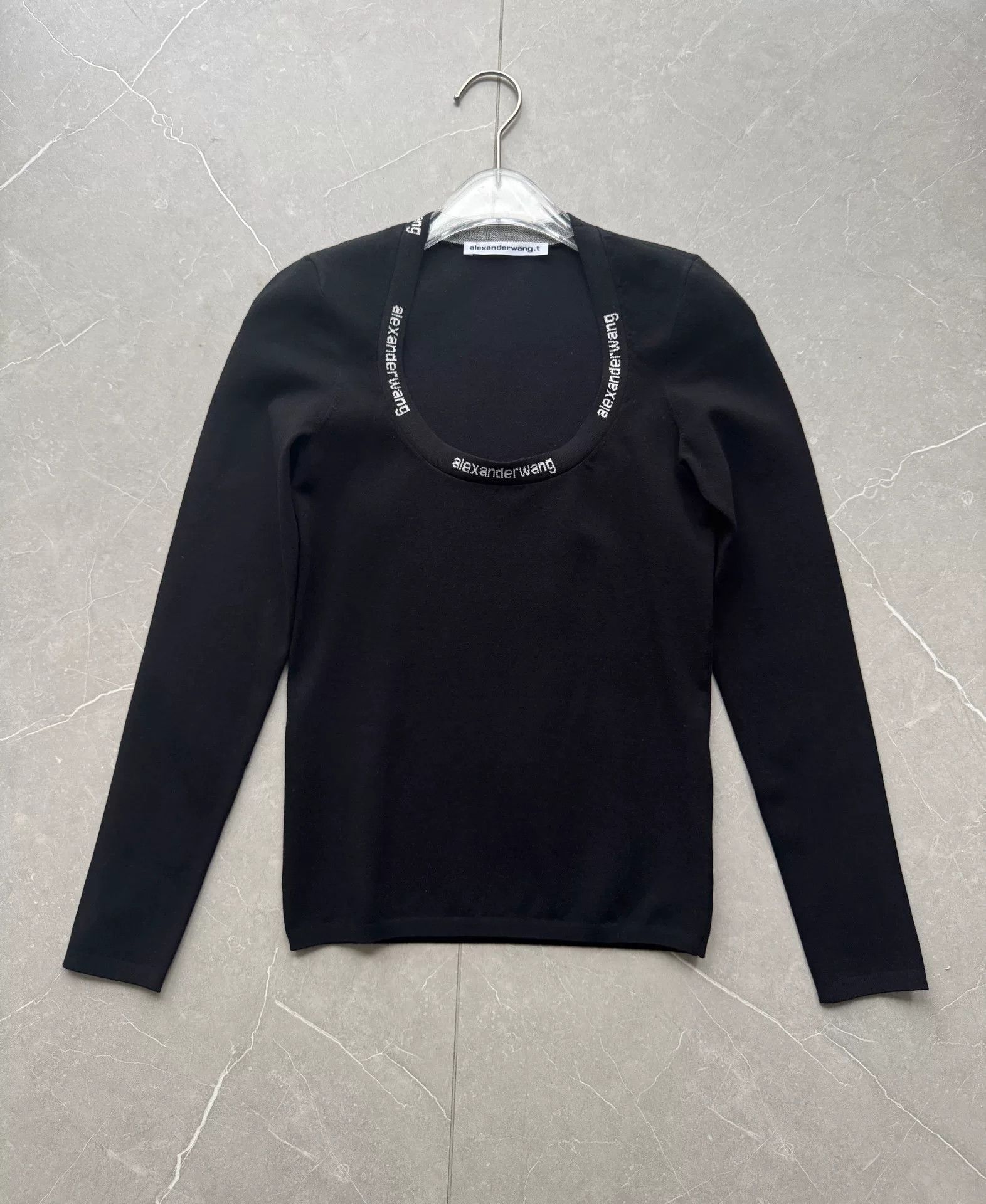Alexander Wang Alexander Wang Slim Knit Base Top Size S / US 4 / IT 40 - 2 Thumbnail