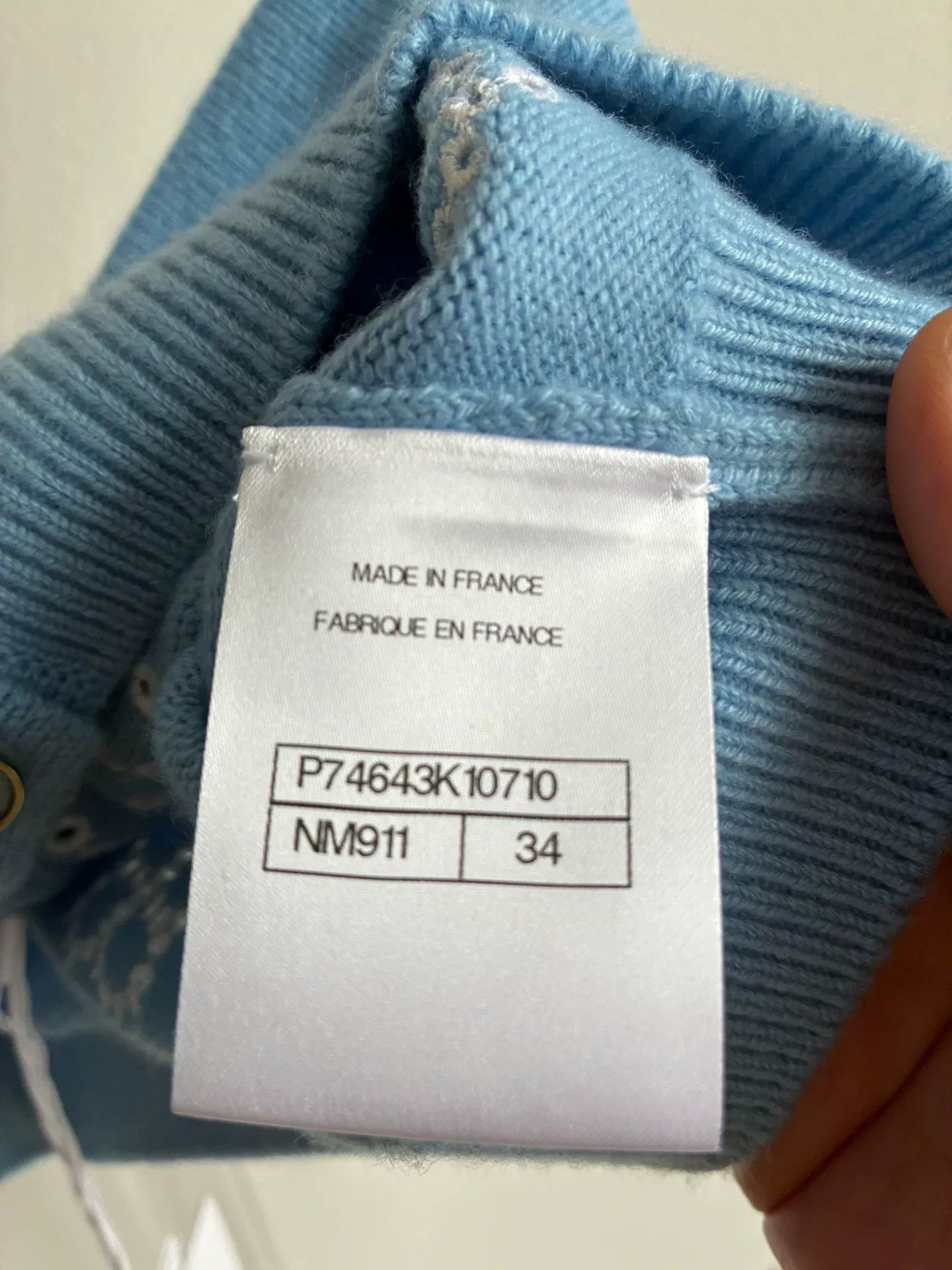 Chanel Chanel 23P Blue Knit Vest Size XXS / US 00 / IT 34 - 5 Thumbnail
