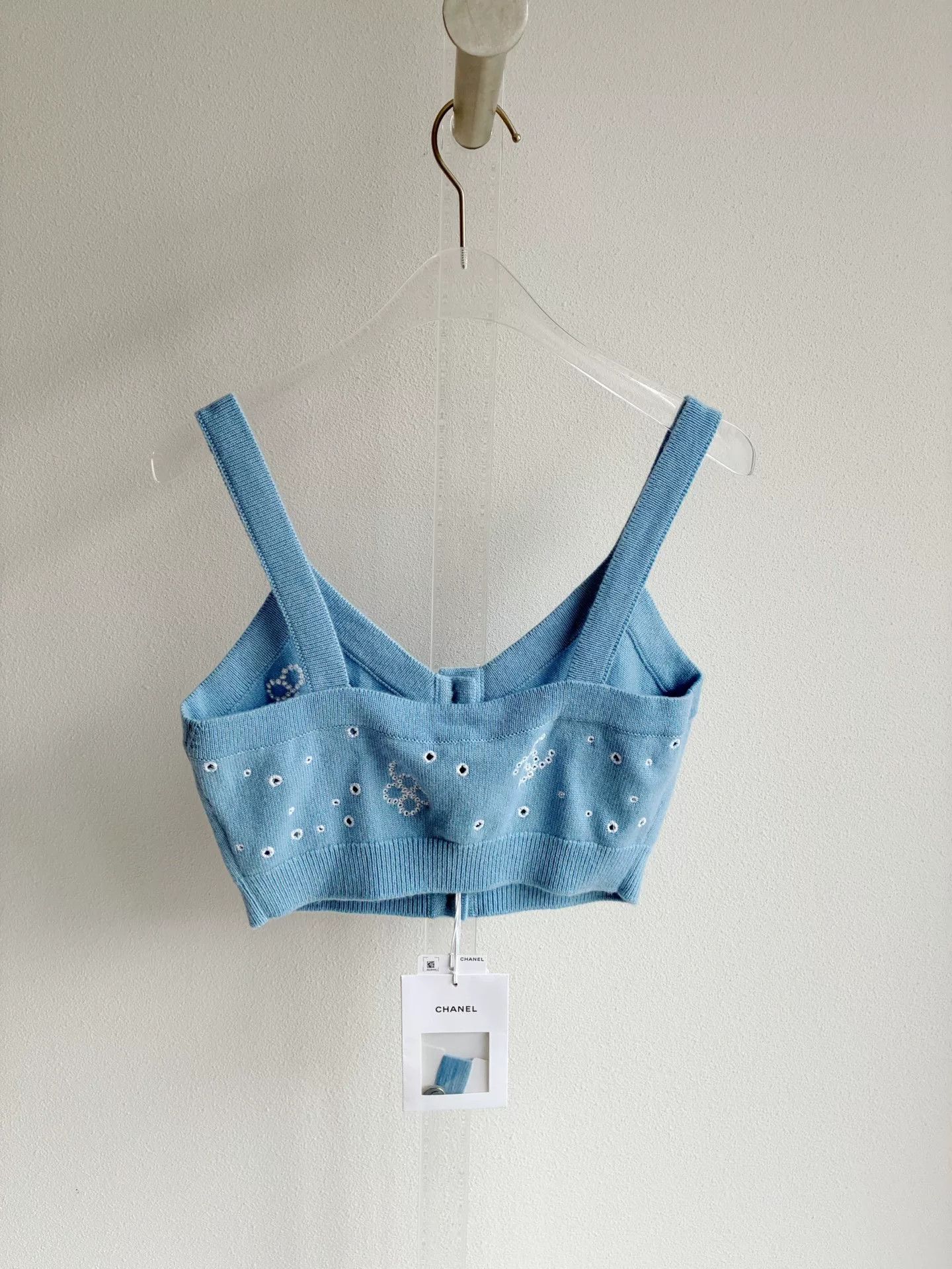 Chanel Chanel 23P Blue Knit Vest Size XXS / US 00 / IT 34 - 3 Thumbnail