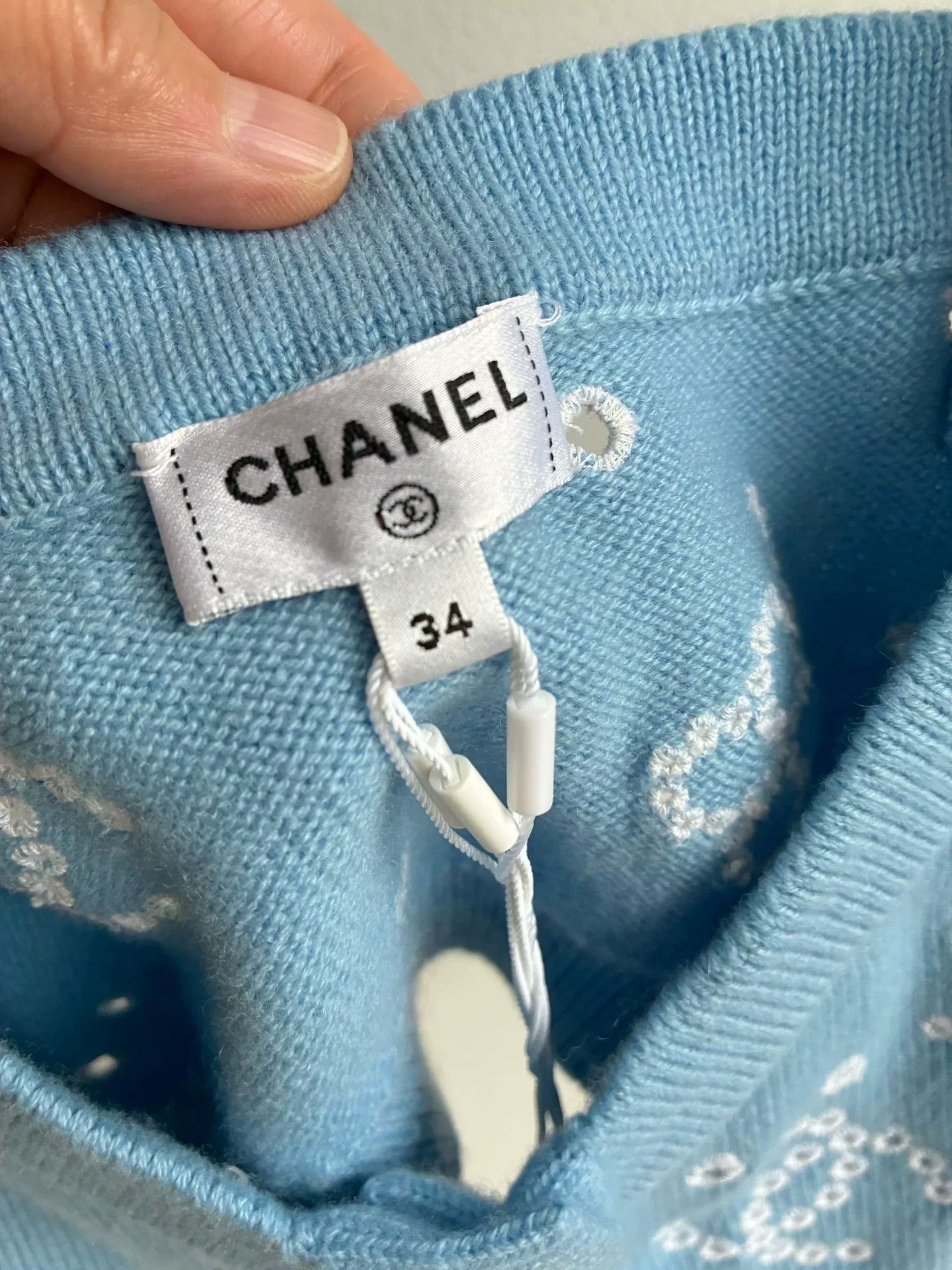 Chanel Chanel 23P Blue Knit Vest Size XXS / US 00 / IT 34 - 4 Thumbnail