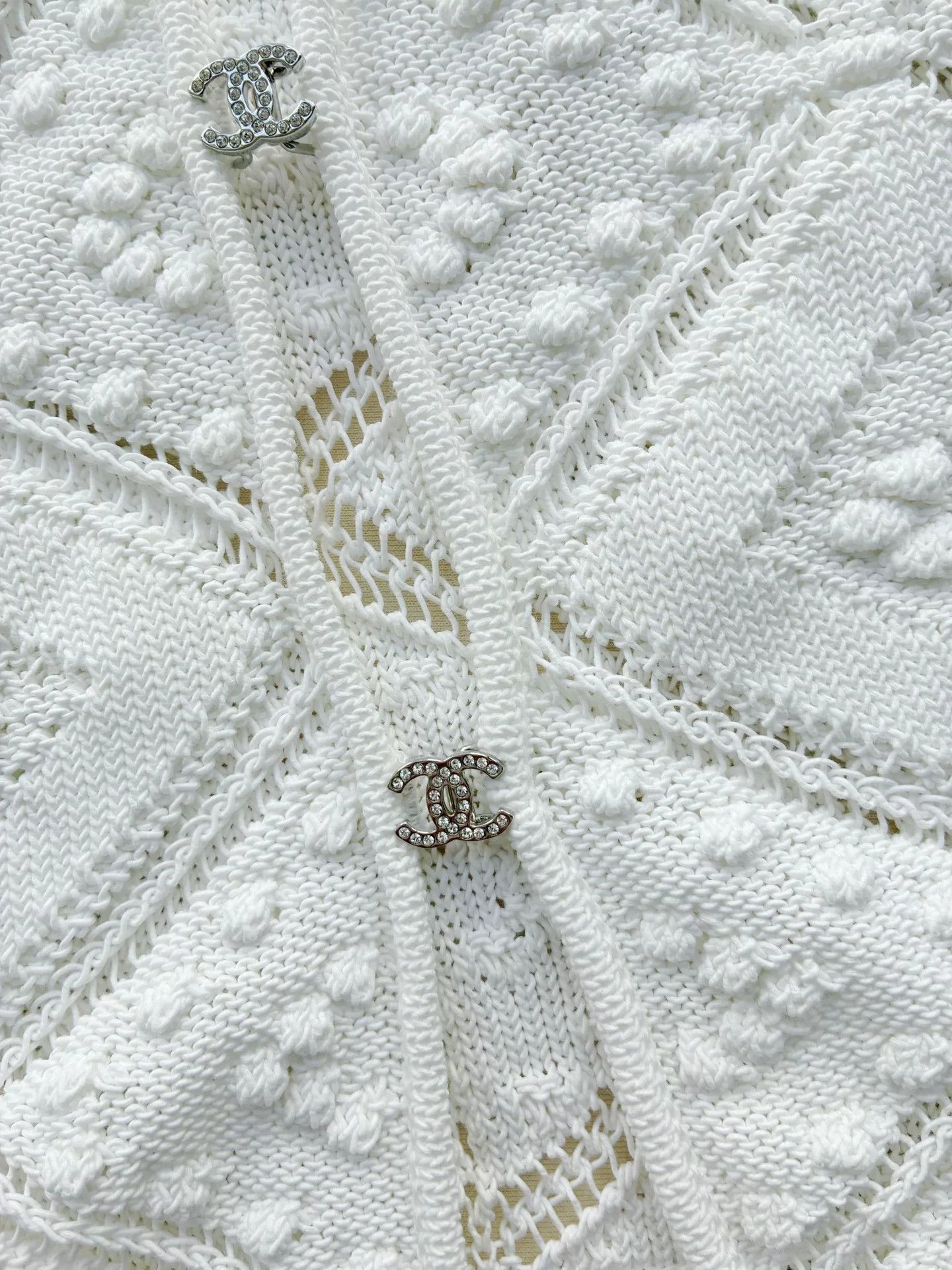 Chanel Chanel 23C White Crochet Camisole Size XS / US 0-2 / IT 36-38 - 6 Thumbnail